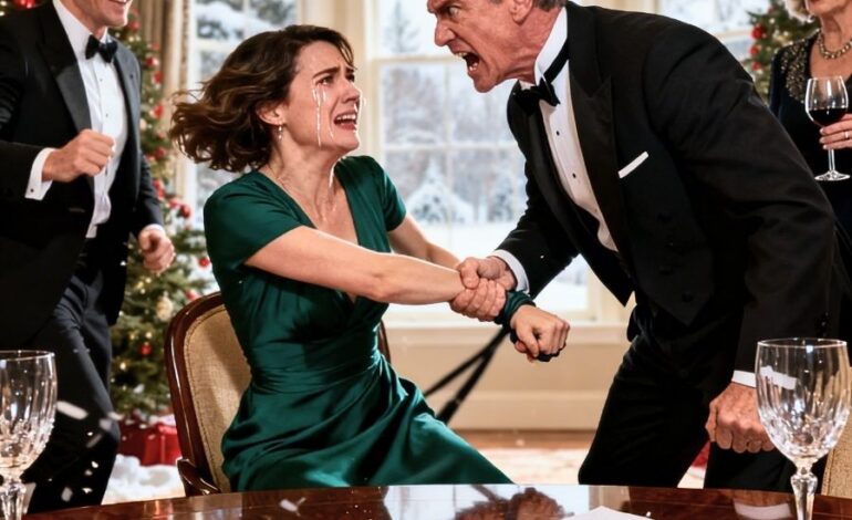 Au dîner de Noël, ma famille a exigé que je cède l’héritage de mon grand-père à mon frère, car il est « l’héritier mâle légitime ». Devant mon refus, mon père m’a saisi le bras et a grogné : « Tu feras ce que je te dis. » – C’est alors que… La veille de Noël, la salle à manger scintillait de lumière dorée et de porcelaine fine ; la table était si longue qu’elle ressemblait à une salle de réunion préparée pour une bataille.