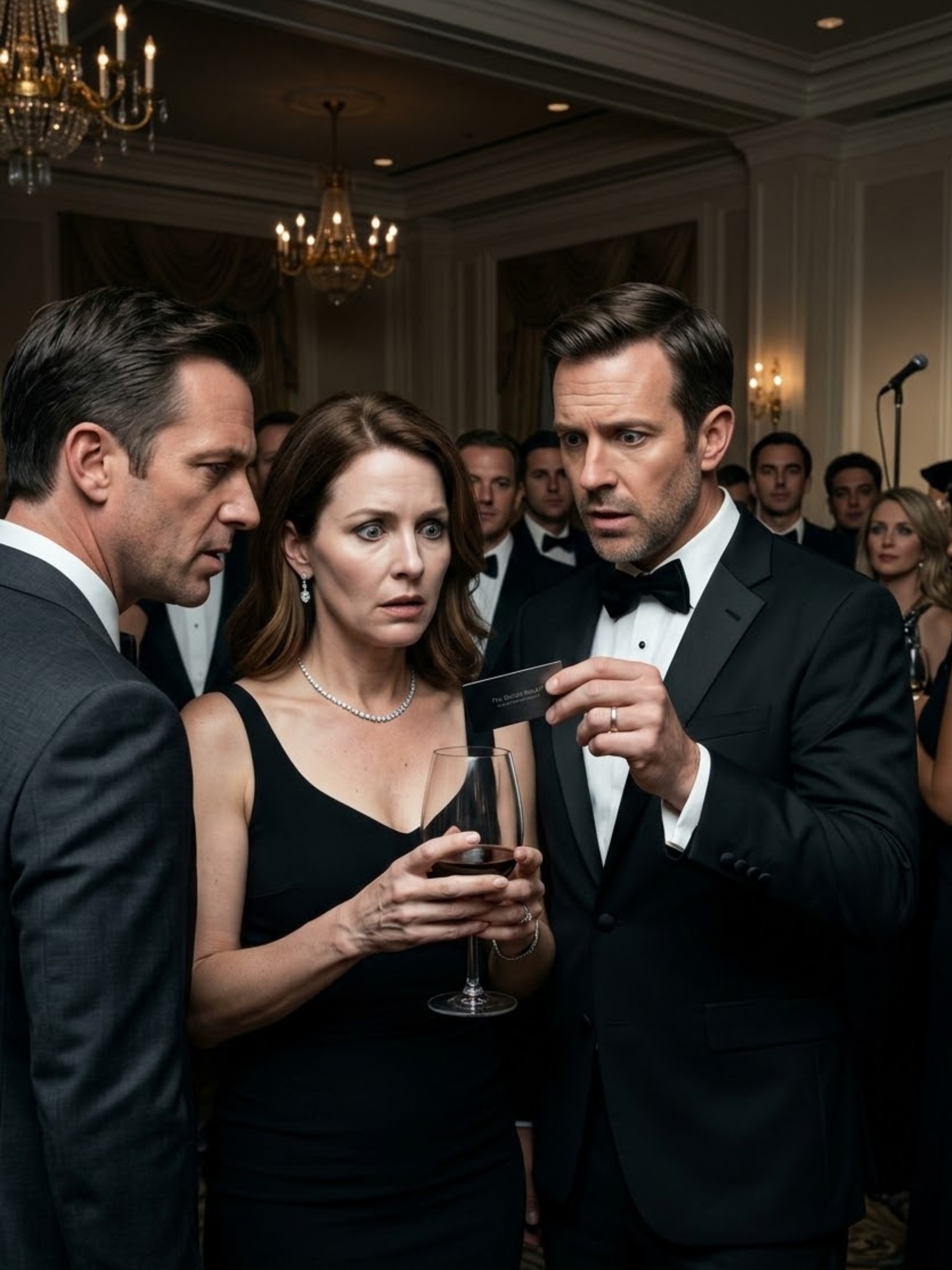 « “Mange, la nulle”, m’a lancé mon tyran du lycée lors de nos retrouvailles des 20 ans. Alors je me suis approché, j’ai laissé tomber une carte de visite en métal noir dans son verre de vin et j’ai vu son sourire s’effacer. Son mari a lu la gravure à voix haute… puis a murmuré mon nom comme un avertissement : “Daniel Reed ?” Elle est devenue blanche comme un linge, les mains tremblantes, et je me suis penché vers elle : “Tu as 30 secondes.” Mais ensuite, son mari a levé son verre pour porter un toast… et je me suis approché du micro. »