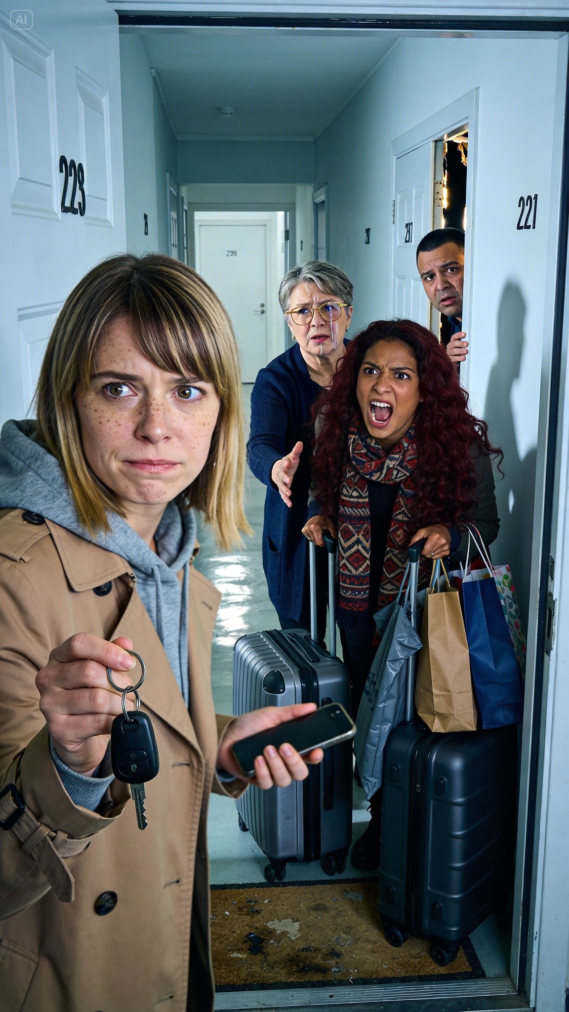 Après des années d’économies, j’ai enfin fini de payer mon appartement. Ma sœur m’a alors dit que ce serait son cadeau de mariage tardif. Quand elle est arrivée avec ses valises, prête à emménager, je lui ai chuchoté une chose qui l’a fait sortir de ses gonds…