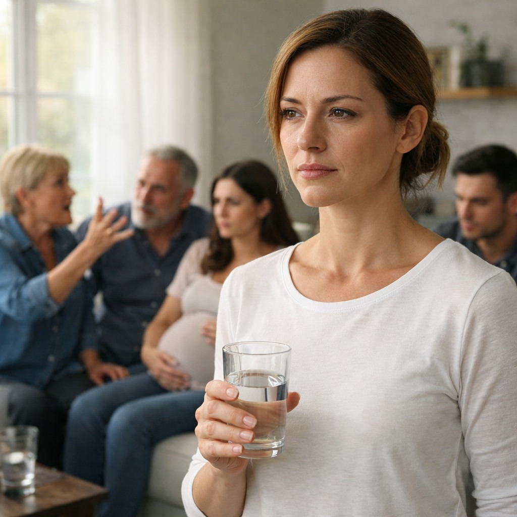 Lorsque l’infidélité de mon mari a abouti à une grossesse, toute sa famille s’est réunie dans mon salon et m’a demandé de quitter la maison. Je n’ai pas élevé la voix. Je n’ai pas protesté. J’ai simplement souri et prononcé une phrase, et j’ai vu la confiance disparaître de leurs six visages. Ils se sont excusés peu après, mais à ce moment-là, cela n’avait plus aucune importance.