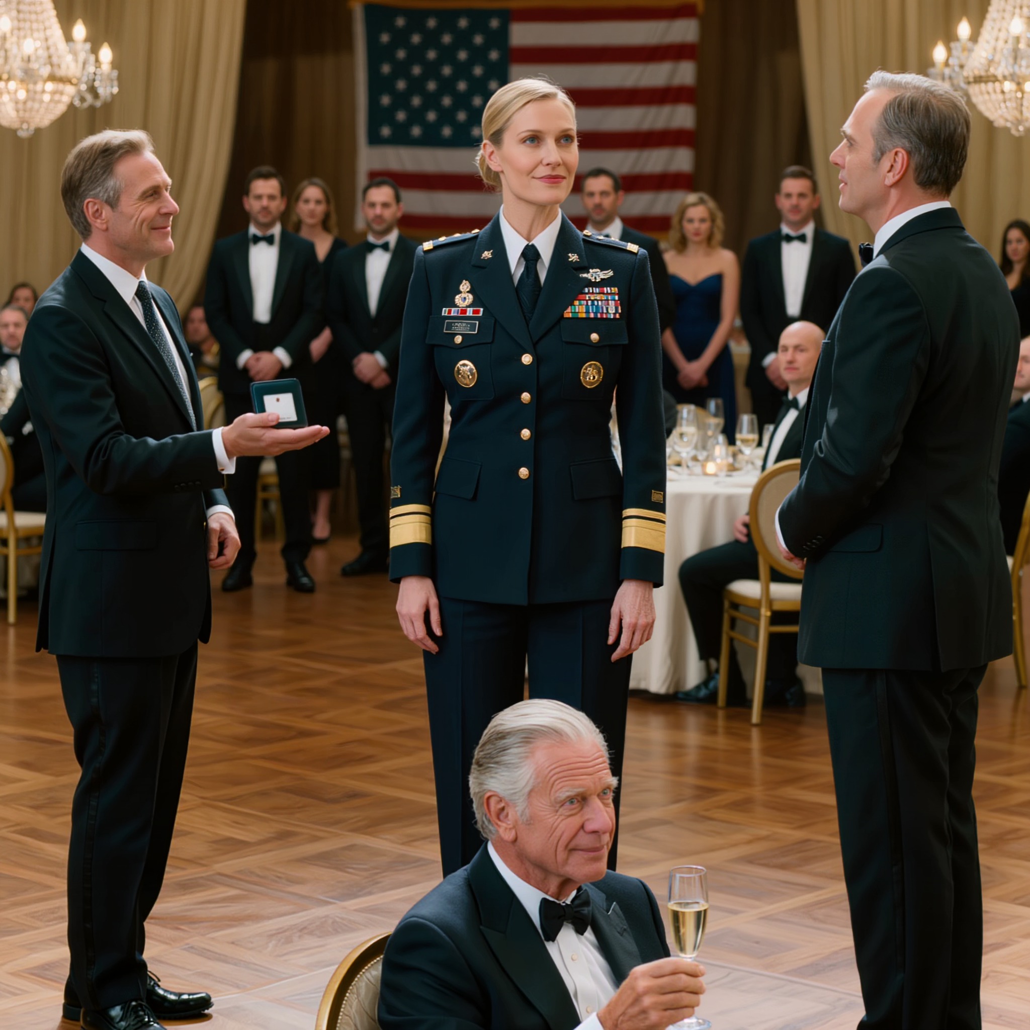 « Colonel Pool, veuillez vous joindre à nous pour une affaire officielle ! » m’interpellèrent deux hommes lors du gala de l’armée, alors que je restais là, en uniforme. Mon père leva son verre, un sourire narquois aux lèvres : « C’est moi qui vous ai dénoncé. » Il ignorait…