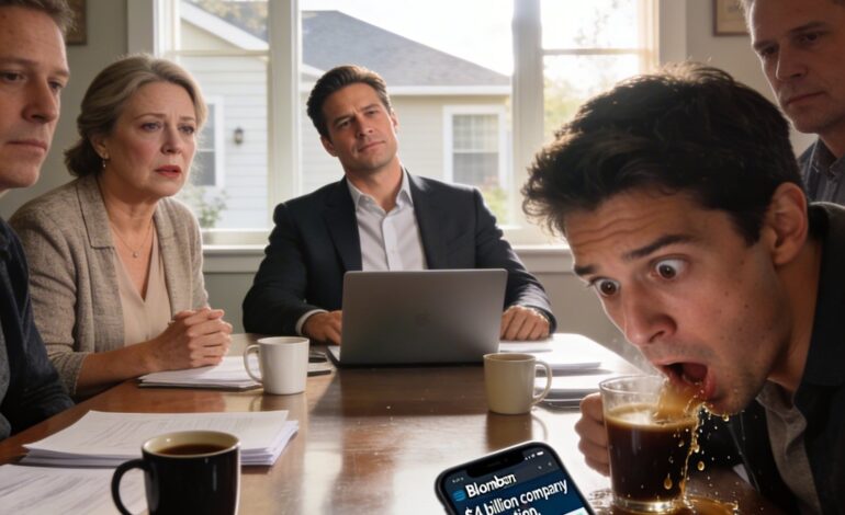 « Nous sommes réunis pour parler des difficultés de votre entreprise », dit maman avec compassion. Mon frère s’étouffa avec son café, les yeux rivés sur son téléphone. « Pourquoi votre entreprise est-elle valorisée à 4 milliards de dollars sur Bloomberg ? » Un silence pesant s’installa…