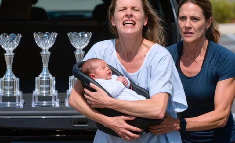 « On ne peut pas laisser les trophées de Dylan sans surveillance », dit papa en rangeant les récompenses de mon frère sur la banquette arrière, chacun attaché comme un enfant. Puis, un jour, après mon accouchement et une hémorragie, ils m’ont ordonné de marcher près d’un kilomètre sur un parking du Texas pendant qu’ils attendaient au frais. Ils appelaient ça « une petite promenade ». Un an plus tard, ils ont ouvert une lettre concernant le loyer de leur magasin de sport et ont réalisé à qui appartenait l’acte de propriété.