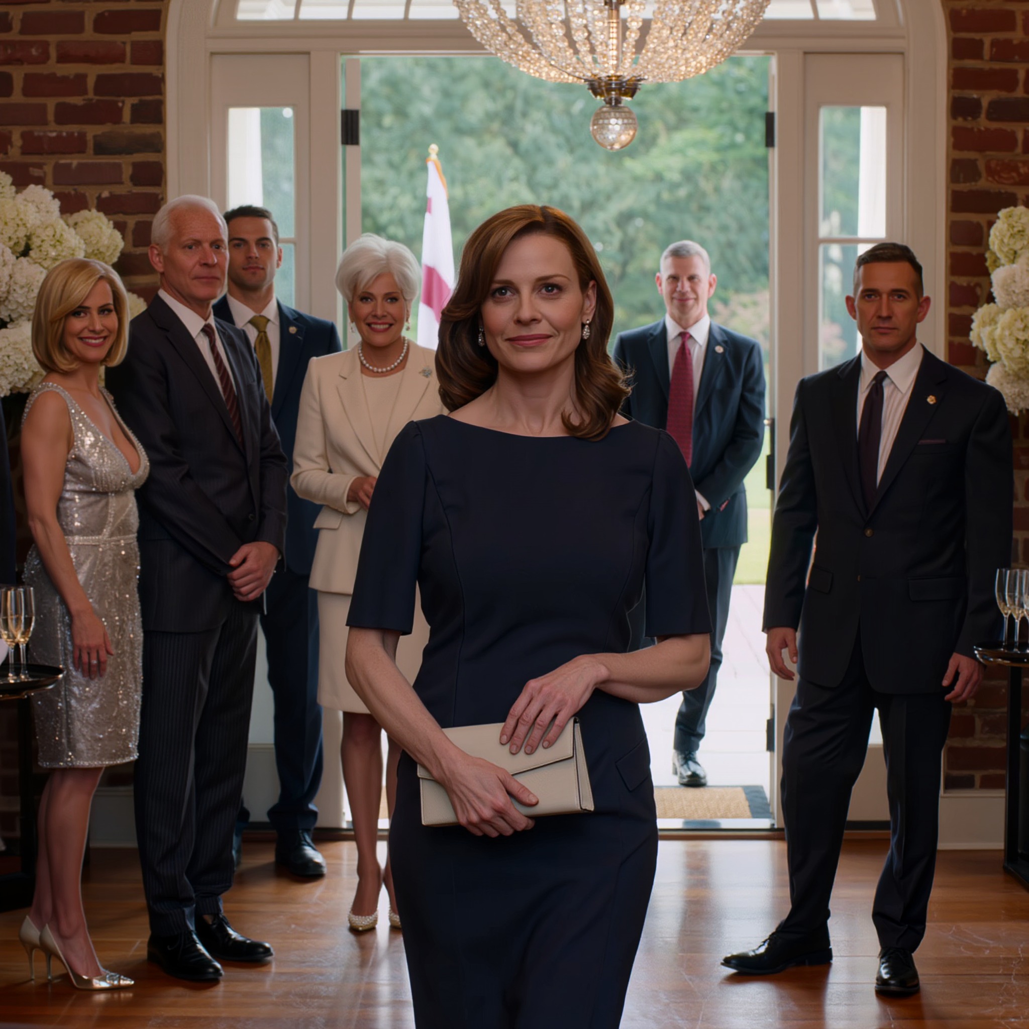 À la fête de fiançailles de ma sœur, mon père a dit à ses beaux-parents très riches : « Alisha est conductrice de camion et livre des repas.» L’assistance a souri en voyant ma robe simple. Puis les portes se sont ouvertes. Des agents de sécurité fédéraux ont fait irruption. Un haut fonctionnaire américain s’est dirigé droit vers moi, tandis que ma famille restait silencieuse.