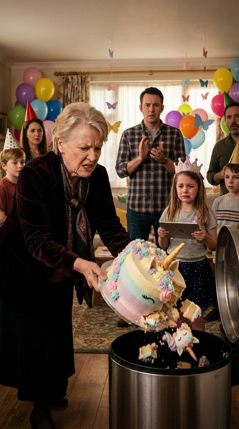 « Elle ne mérite pas d’être fêtée », a déclaré froidement ma belle-mère en jetant le gâteau d’anniversaire, transformant ce qui aurait dû être un moment de joie en humiliation et en chagrin qui ont stupéfié tous les spectateurs et changé complètement l’atmosphère.