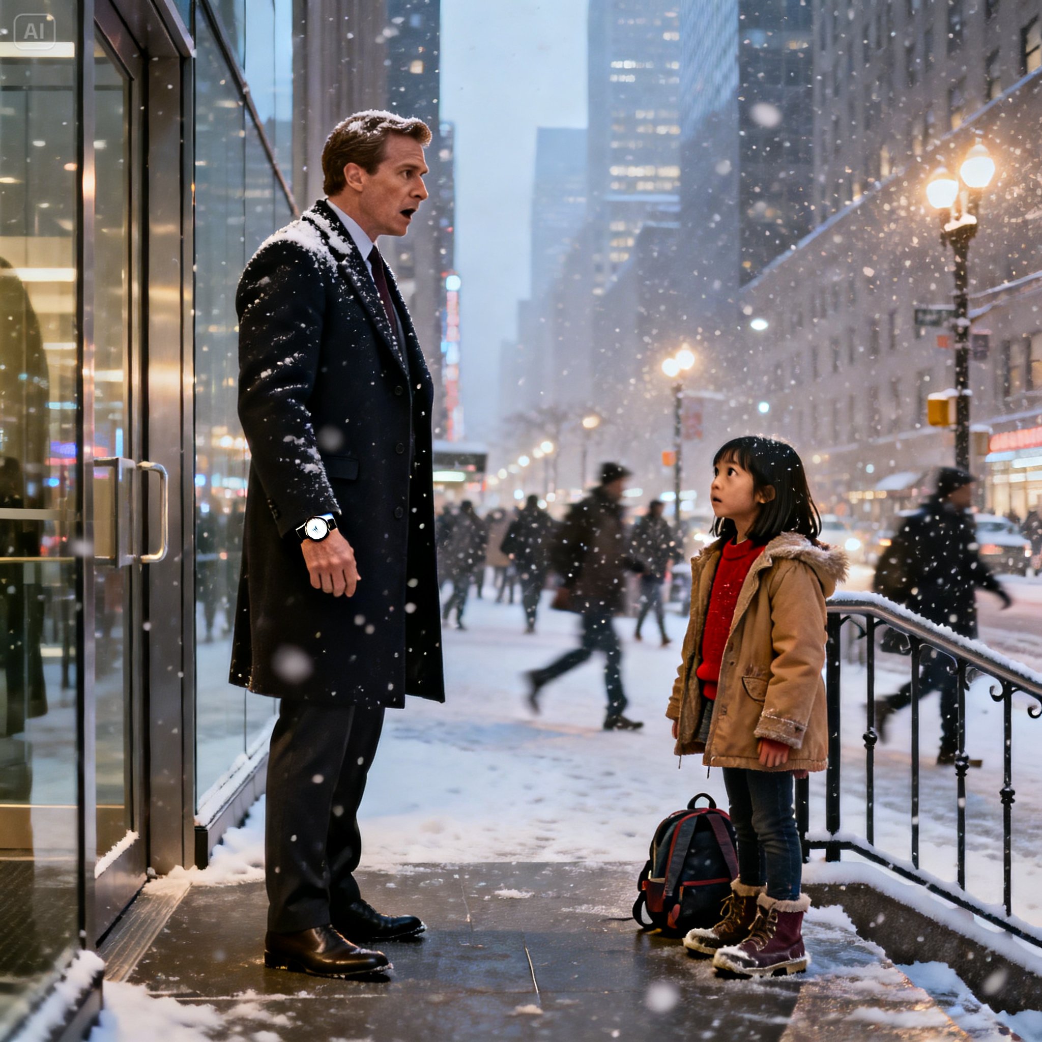 « “Monsieur, ma mère n’est pas rentrée hier soir”, a-t-elle murmuré. Puis j’ai ouvert la porte bleue de son appartement… et tout ce que je croyais savoir sur la “réussite” a basculé. »