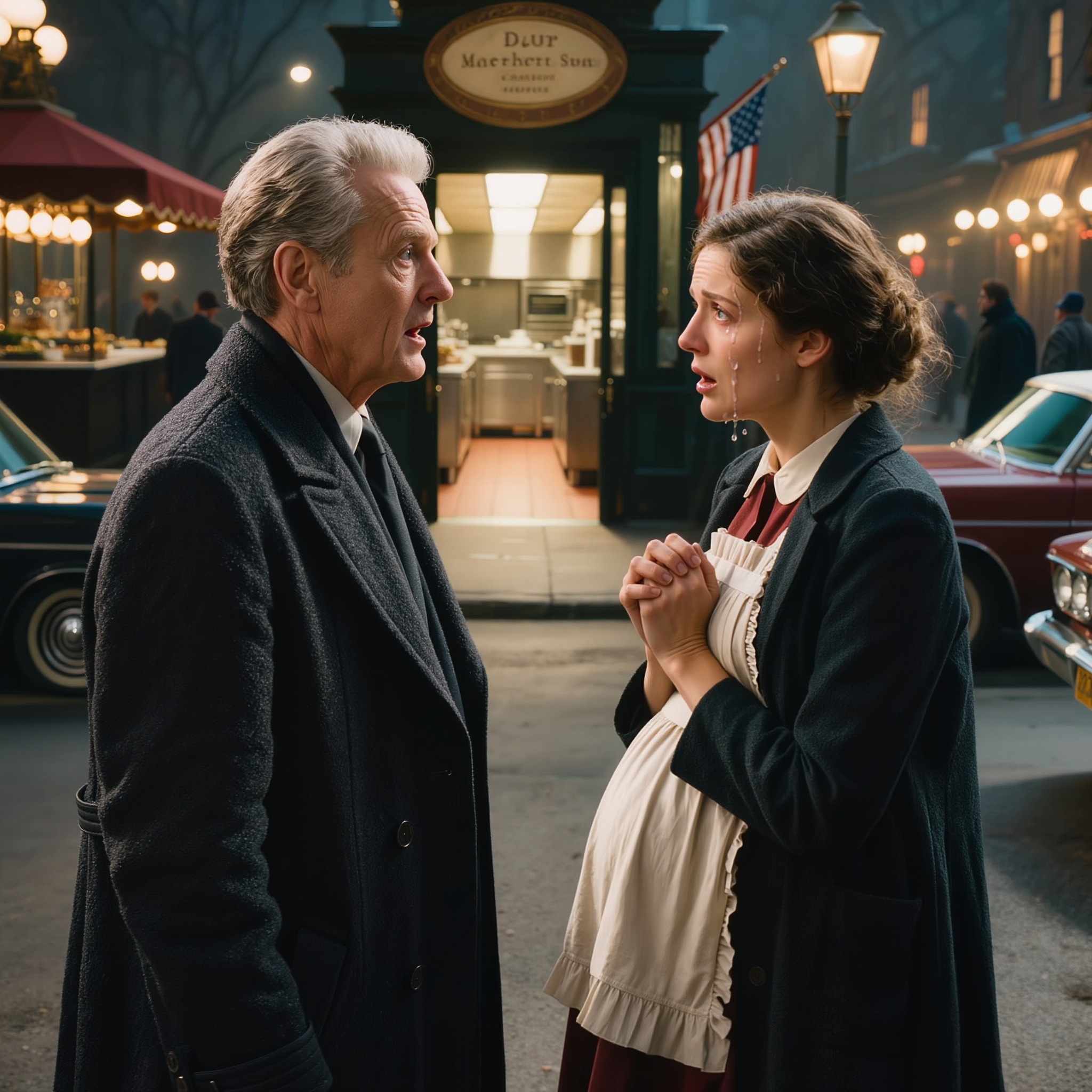 Au restaurant, j’allais commander un verre d’eau quand je me suis soudainement figée. La serveuse était enceinte de huit mois – et c’était ma belle-fille. Elle tremblait de tout son corps, les larmes ruisselaient sur ses joues. « S’il vous plaît… ne lui dites pas que vous m’avez vue », a-t-elle dit, la voix étranglée par l’émotion. Ce qu’elle a dit ensuite m’a empêchée de garder mon calme.