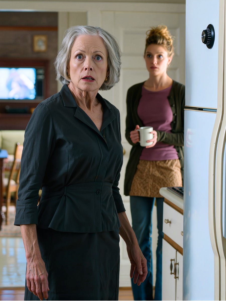 Un soir d’octobre, en rentrant chez moi, j’ai trouvé un gros cadenas noir sur la porte du garde-manger de ma propre cuisine. Ma belle-fille a souri et a dit que c’était « un espace partagé ». Je n’ai rien dit. À l’aube, j’ai discrètement enlevé le cadenas, laissé un mot manuscrit et téléphoné à mon avocat. Le soir venu, mon fils découpait un poulet rôti quand je lui ai demandé une seule chose : la date à laquelle ils allaient quitter la maison que j’avais payée seule.