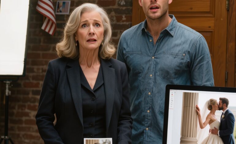 Six mois après le mariage de mon fils, le photographe m’a soudainement appelée au milieu de la nuit : « Madame, il y a quelque chose de très étrange sur les photos de mariage. Veuillez venir à mon studio dès que possible, et pour l’instant, ne dites rien à votre fils. Vous devez être la première à le voir. »