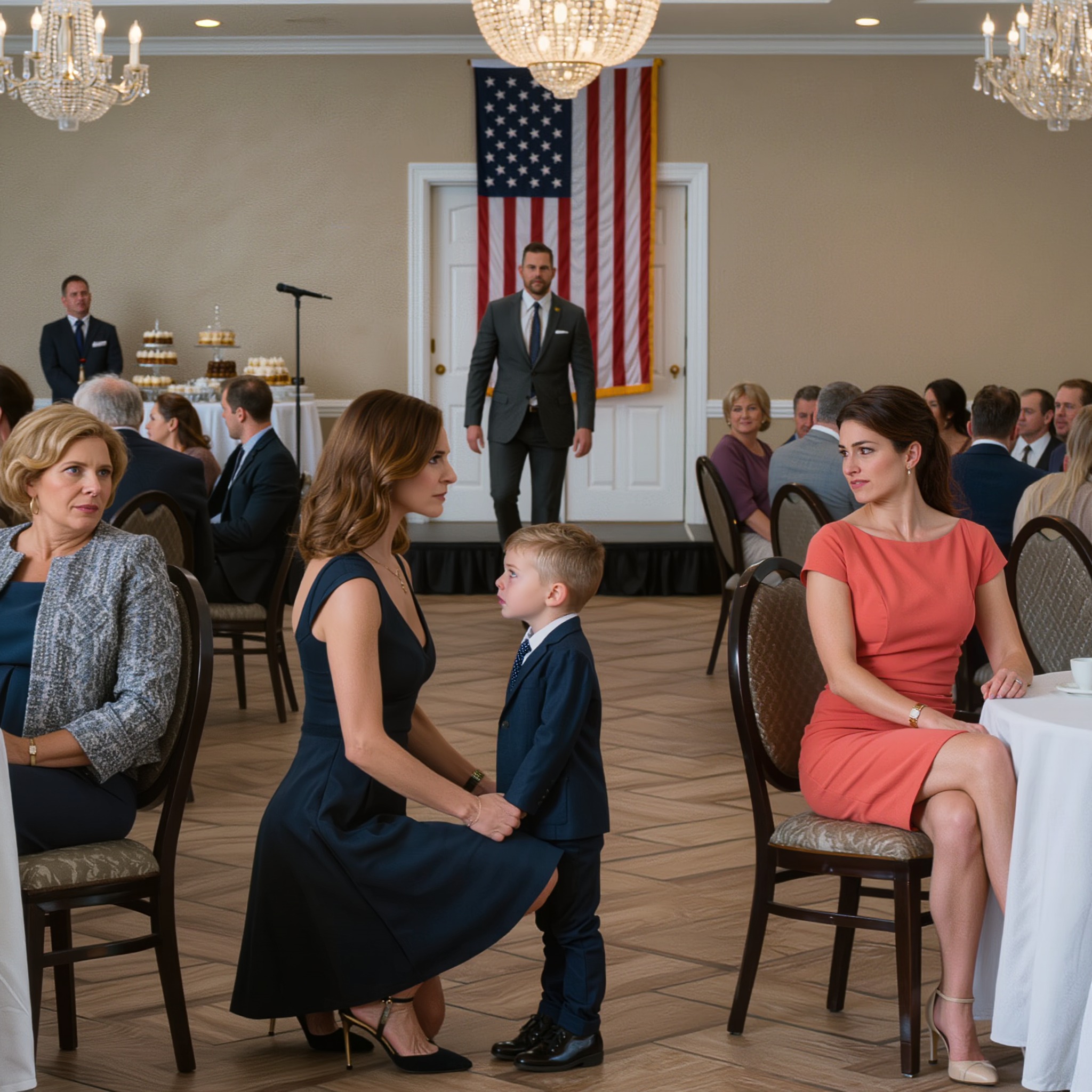 À la fête, la famille de ma belle-sœur a dit un peu trop fort : « Oh, regardez-le là-haut ! » Les yeux de mon fils se sont illuminés lorsqu’il m’a regardée. Tandis que tous les regards étaient tournés vers nous, quelqu’un a demandé : « Qui a dit ça à propos de mon enfant ? » Quand ils ont vu qui avait parlé, le sourire de ma belle-sœur…
