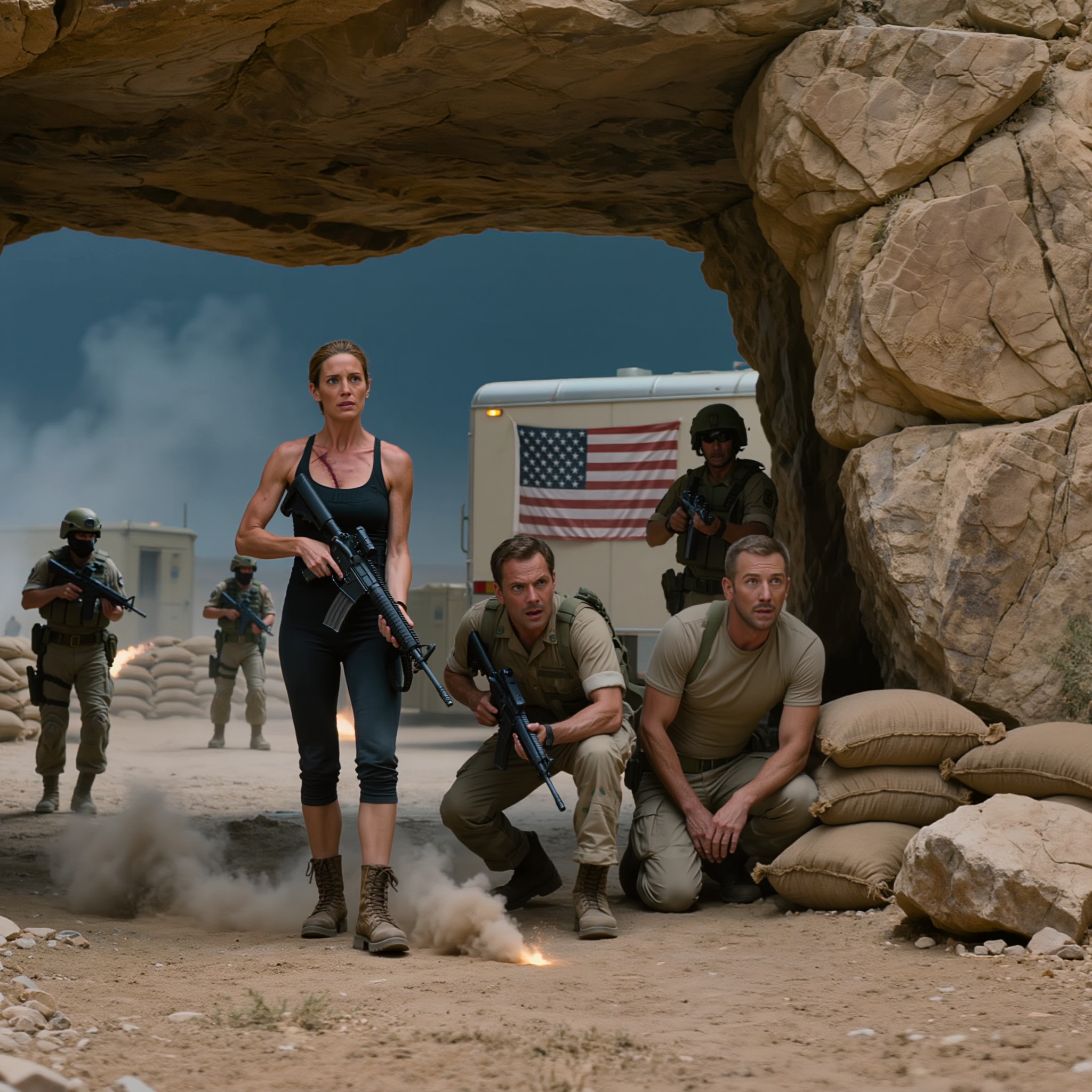 « Elle ne peut pas parler ! » Les SEALs l’ont renvoyée — Une spécialiste de la surveillance silencieuse donnait des ordres dans la poussière, et maintenait le peloton en mouvement.