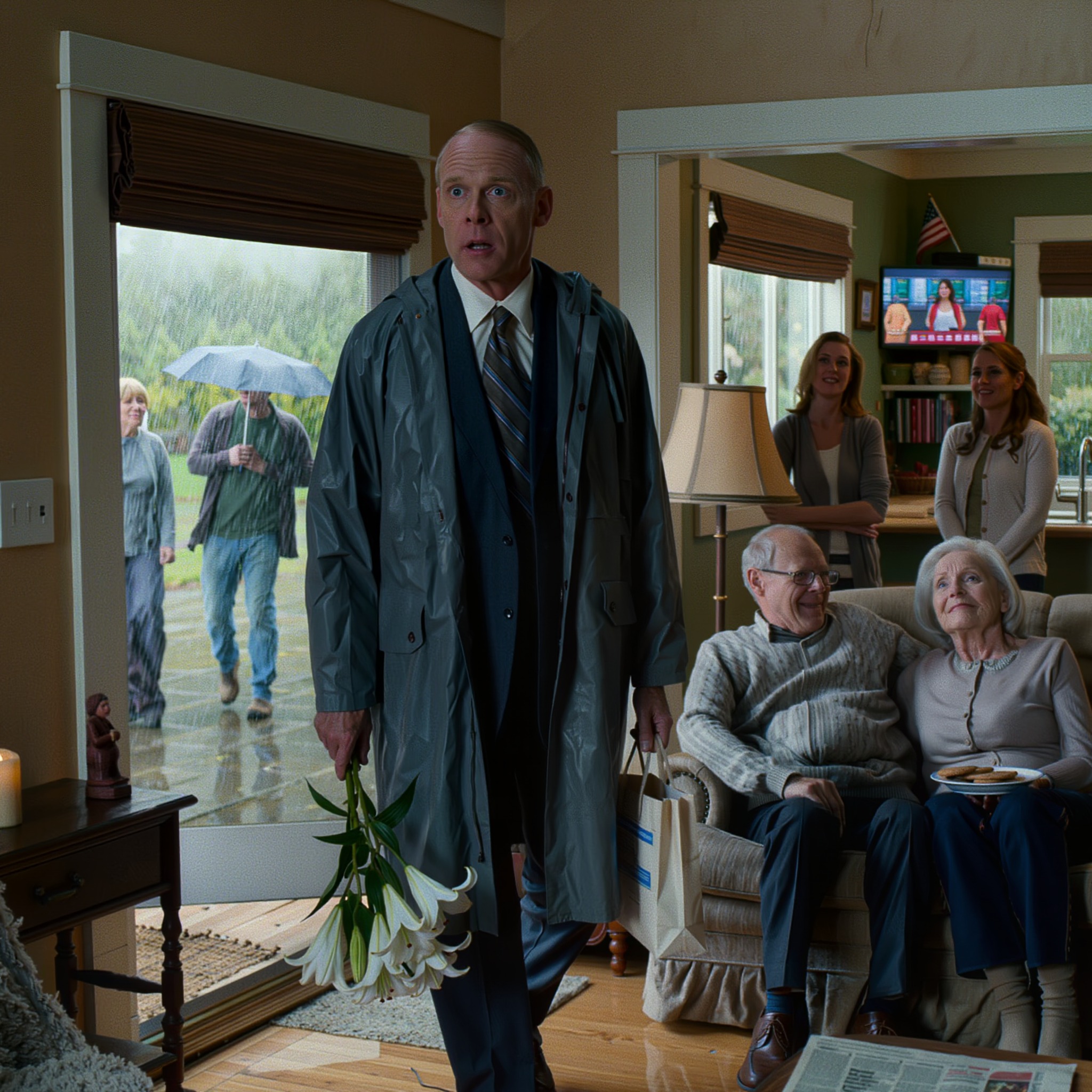 Ma femme est allée rendre visite à ses parents malades avec notre fille. Je suis arrivé à l’improviste et je suis resté figé en voyant…