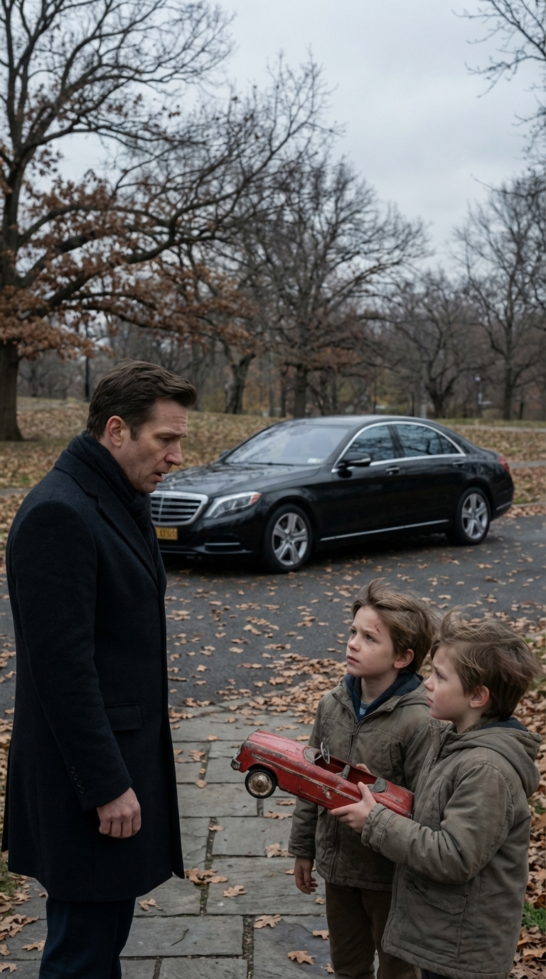 Il vit deux enfants donner discrètement leur jouet préféré à leur mère en détresse pour la réconforter, un petit sacrifice qui en disait long. Ce simple moment le marqua profondément, déclenchant une série d’événements qui allaient bouleverser leurs vies.