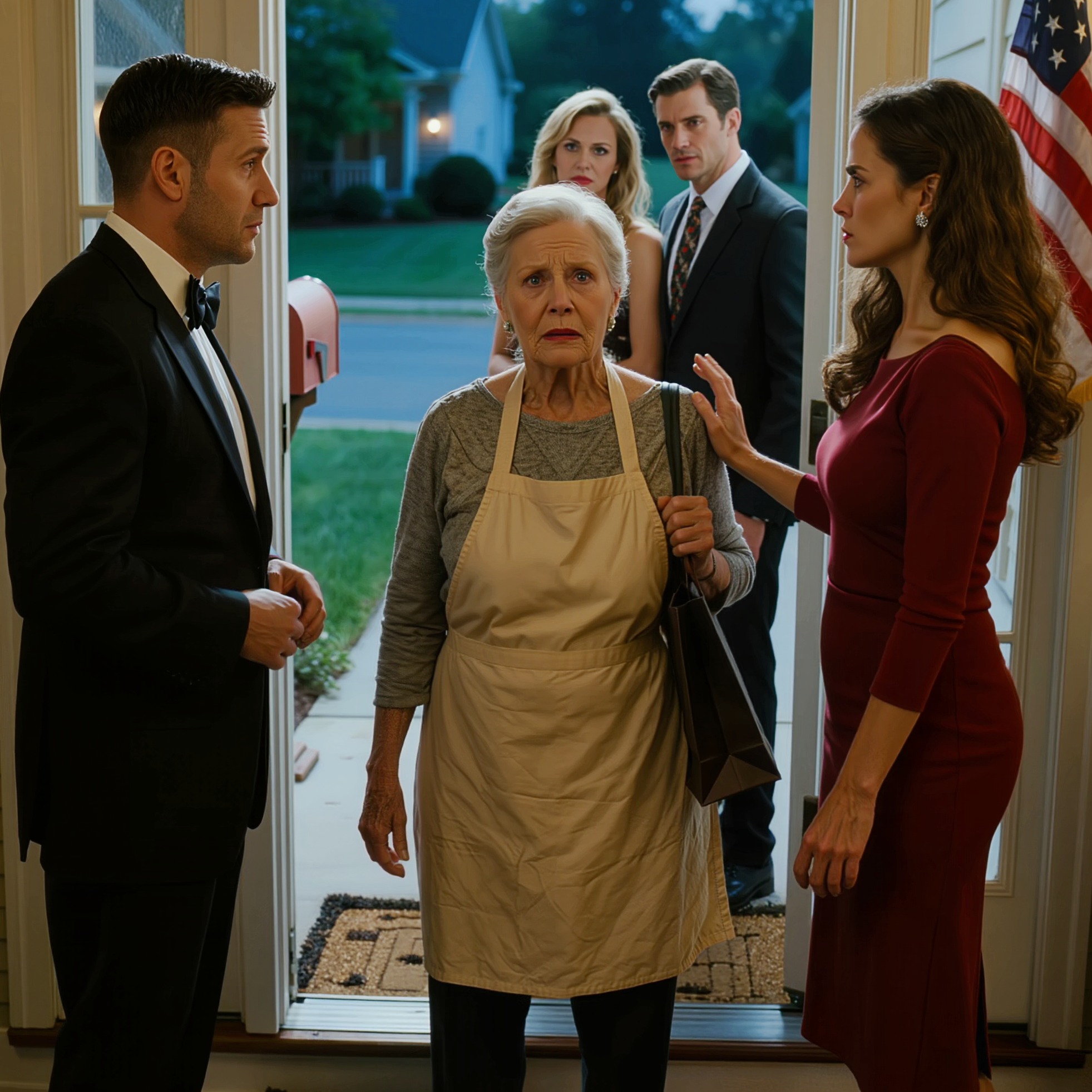 « Nous ne pouvons pas t’emmener dans un endroit aussi chic. Tu devrais rester à la maison », dit froidement ma belle-fille avant de sortir, vêtue de ses plus beaux atours, pour assister au somptueux dîner que mon fils avait organisé à mes frais. Je restai seule dans la maison vide. Mais à leur arrivée au restaurant, une grande surprise les attendait.