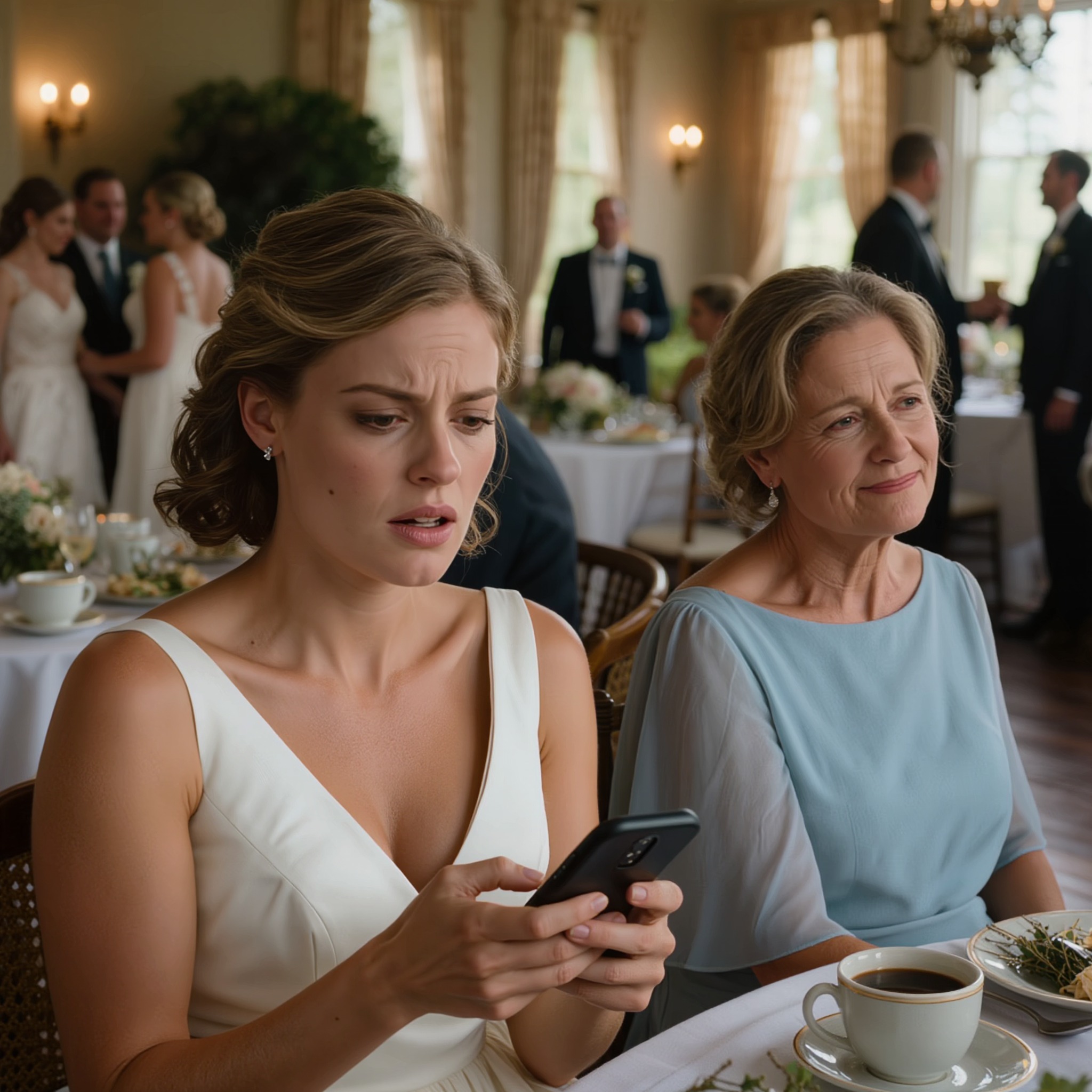 Après le mariage de ma sœur, j’ai ouvert mon application bancaire et j’ai vu mon compte vidé, chaque centime de mon acompte immobilier envolé. Ma mère a juste souri et dit : « Tu es jeune, tu le regagneras. » Alors j’ai posé ma fourchette et j’ai répondu : « Je suis sûre que tu ne t’inquiéteras pas de ce qui va se passer ensuite. » Et juste au moment où elle riait, mon téléphone a sonné — et cette fois, la personne à l’autre bout du fil n’appelait pas pour me dire de me calmer.