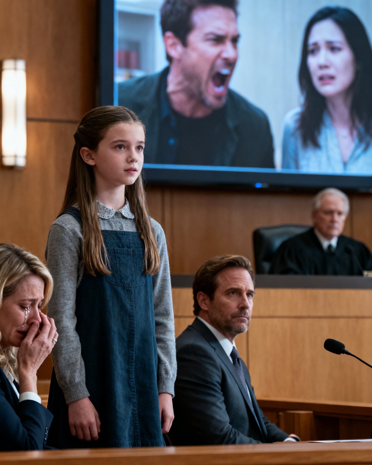 Mon mari a demandé le divorce — puis ma fille de dix ans a interrogé le juge,