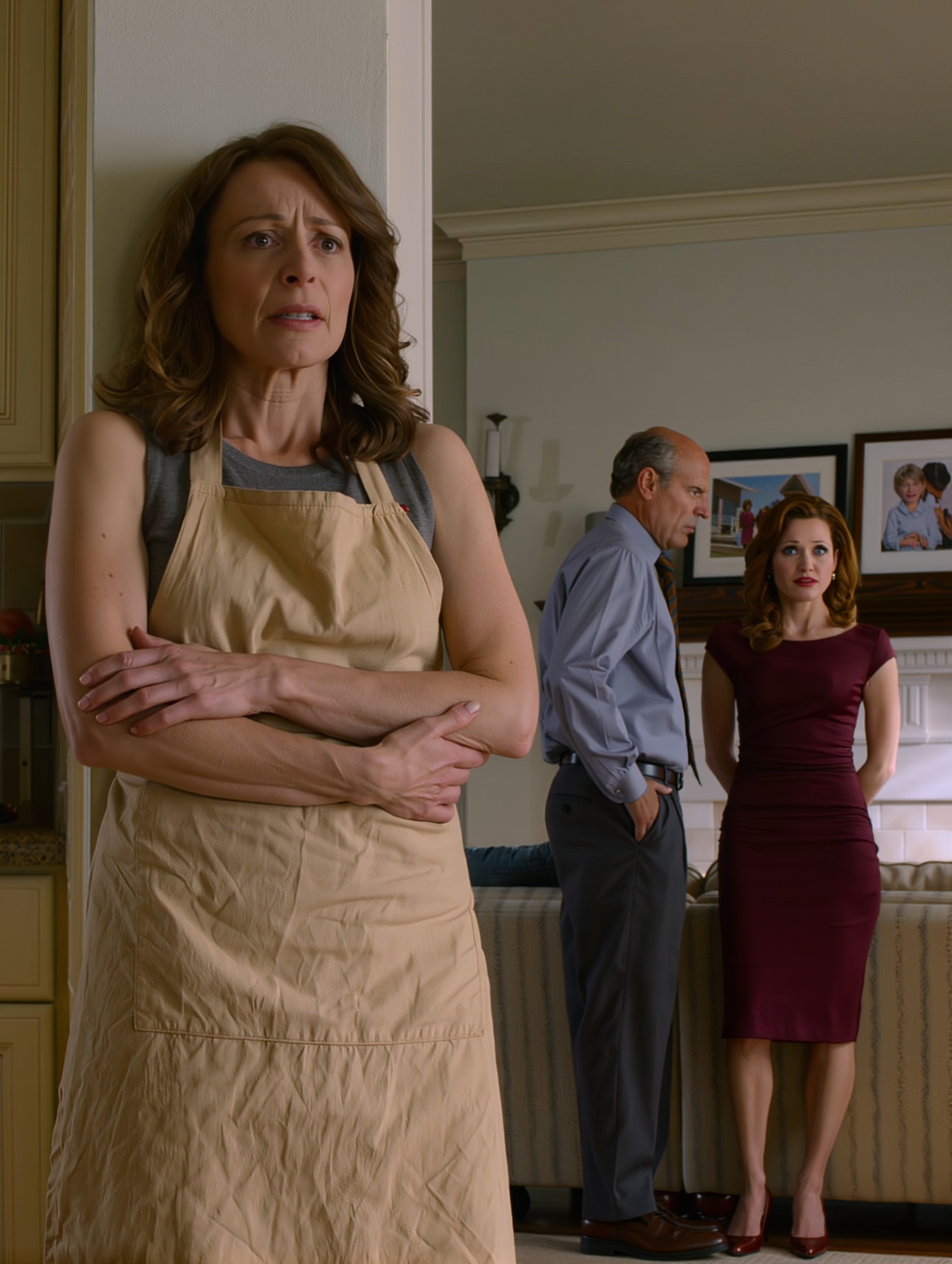 « L’argent a disparu, maman. On a transféré toute la fortune que papa t’a laissée sur le compte de Patrick. » Sarah le dit avec un rictus, comme si elle se vantait plutôt que d’avouer. Nous étions dans mon salon, dans une banlieue américaine tranquille, et ma propre fille parlait avec l’aisance d’une personne commandant un café, tandis que Patrick – son nouveau mari – était assis sur mon canapé comme si c’était le sien, son regard parcourant la maison comme s’il en avait déjà évalué chaque recoin. « Tu aurais dû être une meilleure belle-mère », ajouta-t-elle d’un ton mielleux.