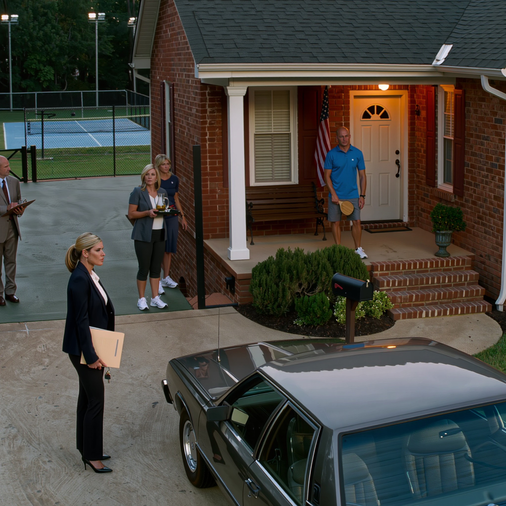 Mon père m’a traitée de « trop insistante » quand il a cru avoir raccroché. Il comptait s’emparer de ma maison. Alors, pendant ses vacances, je l’ai vendue 980 000 $ comptant.  Mon père a prononcé un seul mot quand il a cru que l’appel était terminé. Pas en face. Pas même à quelqu’un qui m’aimait. Juste dans le silence, comme si sa voix ne pouvait pas m’atteindre. Puis il a parlé de paperasse, de « régler » la situation, d’un plan qui me laisserait plantée devant ma propre porte. J’ai écouté sans l’interrompre. Et quand il a finalement réalisé que j’étais toujours en ligne, il était déjà trop tard pour revenir en arrière.  Je m’appelle Meline Bell. J’ai trente-trois ans et je gagne ma vie en repérant les failles des systèmes avant qu’ils ne s’effondrent. Je travaille dans l’expérience utilisateur, ce qui signifie que je passe mes journées à transformer le chaos en solutions claires et efficaces. On imagine souvent que ce genre de réflexion reste cantonné à un écran d’ordinateur.  Eh bien non.  Cette semaine-là, je suis rentrée dans l’allée de ma maison de plain-pied en briques, près de Raleigh, juste après le coucher du soleil, m’attendant à retrouver le calme habituel de cet endroit. Au lieu de cela, l’air était âcre et industriel, et le jardin brillait comme un stade.  Une partie de mon jardin avait été remplacée par une dalle de béton frais. Des projecteurs temporaires projetaient des ombres dures sur la pelouse. Mon père se tenait là, une pagaie à la main, comme s’il était chez lui. Ma belle-mère portait un plateau, comme si elle recevait des invités.  Ils ne demandaient pas.  Ils annonçaient.  « Valeur », répétait mon père, comme si ce mot justifiait tout. « Moderne. Propre. Meilleur pour le marché. »  Ce soir-là, je n’ai pas discuté. Je n’ai pas imploré qu’on me comprenne. Je suis rentrée, j’ai ouvert mon compte bancaire en ligne et j’ai contemplé des transactions qui n’avaient jamais été destinées à des travaux de rénovation.  Le lendemain matin, j’ai rationalisé mon emploi du temps et essayé de limiter mon quotidien : travail, cuisine, sommeil, et on recommence. Je me suis dit que je pourrais gérer la situation si je restais calme.  Puis vint le jour de ma plus grosse présentation client de l’année.  Une pièce silencieuse. Une porte verrouillée. Une présentation soigneusement préparée. Il ne me restait que trois diapositives avant de conclure quand la poignée tourna et la porte s’ouvrit brusquement.  Sans ménagement.  Comme si mon panneau de réunion n’avait aucune importance.  J’ai raccroché avant même que ma voix ne tremble, et j’ai vu soixante mille dollars s’évaporer dans un courriel poli sur les « conditions de travail ».  Mon père a haussé les épaules, comme si de rien n’était.  C’est alors que j’ai compris quelque chose qui a enfin donné un sens à tout cela.  Ce n’était pas de la maladresse.  C’était comme si c’était planifié.  Si j’avais le choix, je pouvais partir. Si je pouvais partir, leur confort prendrait fin.  Alors ils ont continué à réduire mes options jusqu’à ce que je ne voie plus la sortie.  Ce soir-là, une fois le silence retombé dans la maison, mon père m’a appelé du jardin parce que les lumières de son nouveau terrain « ne fonctionnaient pas correctement ».  Je lui ai dit que je viendrais voir.  Je n’ai pas raccroché.  Et lui non plus.  J’ai entendu sa voix se faire plus insouciante et assurée.  Je l’ai entendu rire.  J’ai entendu comment il me décrivait, pensant que je ne pouvais pas l’entendre.  Puis j’ai entendu la suite : le plan. Les papiers. L’idée que l’acte de propriété pouvait être « géré », que je pouvais être mis de côté avec la bonne histoire et la bonne signature.  J’ai eu froid dans le dos, mais j’ai retrouvé mes esprits.  Je ne l’ai pas confronté sur-le-champ.  Je ne l’ai pas menacé.  J’ai fait ce que je fais toujours quand un système dysfonctionne.  J’ai changé de stratégie.  J’ai appelé un avocat de confiance. J’ai confirmé ce que je savais déjà : la maison était à moi, titre de propriété clair, à mon nom seulement. Puis j’ai appelé quelqu’un qui se fichait des relations familiales, seul le rythme de la vente comptait.  Acheteur au comptant. Délais rapides. Sans complications.  Deux jours plus tard, mon père et ma belle-mère sont partis pour un week-end qu’ils préparaient depuis des mois. Ils ont fait leurs valises, parlé du brunch, puis sont sortis comme si rien ne pouvait bouger sous leurs pieds.  Le matin de leur départ, une voiture banalisée s’est garée dans mon allée. Un bloc-notes. Un notaire. Un trousseau de clés vierge.  J’ai signé une fois.  Puis une deuxième.  Et à midi, le virement est arrivé.  980 000 $.  Comptant.  Disponible.  Je n’ai pas fêté ça. Je n’ai rien publié. Je n’ai rien annoncé.  Je suis simplement restée assise dans une pièce silencieuse, savourant le calme que je n’avais pas ressenti depuis des années.  Cette nuit-là, alors qu’ils étaient encore absents, les serrures ont été changées.  Pas par moi.  Par le nouveau propriétaire.  À leur retour, ils ont monté les marches, valises à la main, ont cherché la poignée et ont constaté que la maison était devenue inaccessible.