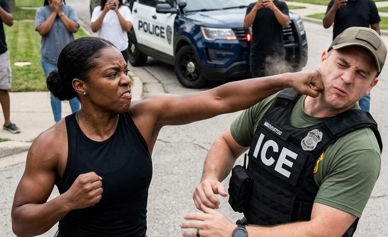 « Des agents de l’ICE prennent pour cible une femme noire – choqués lorsqu’elle riposte, elle est une membre des forces spéciales Delta »