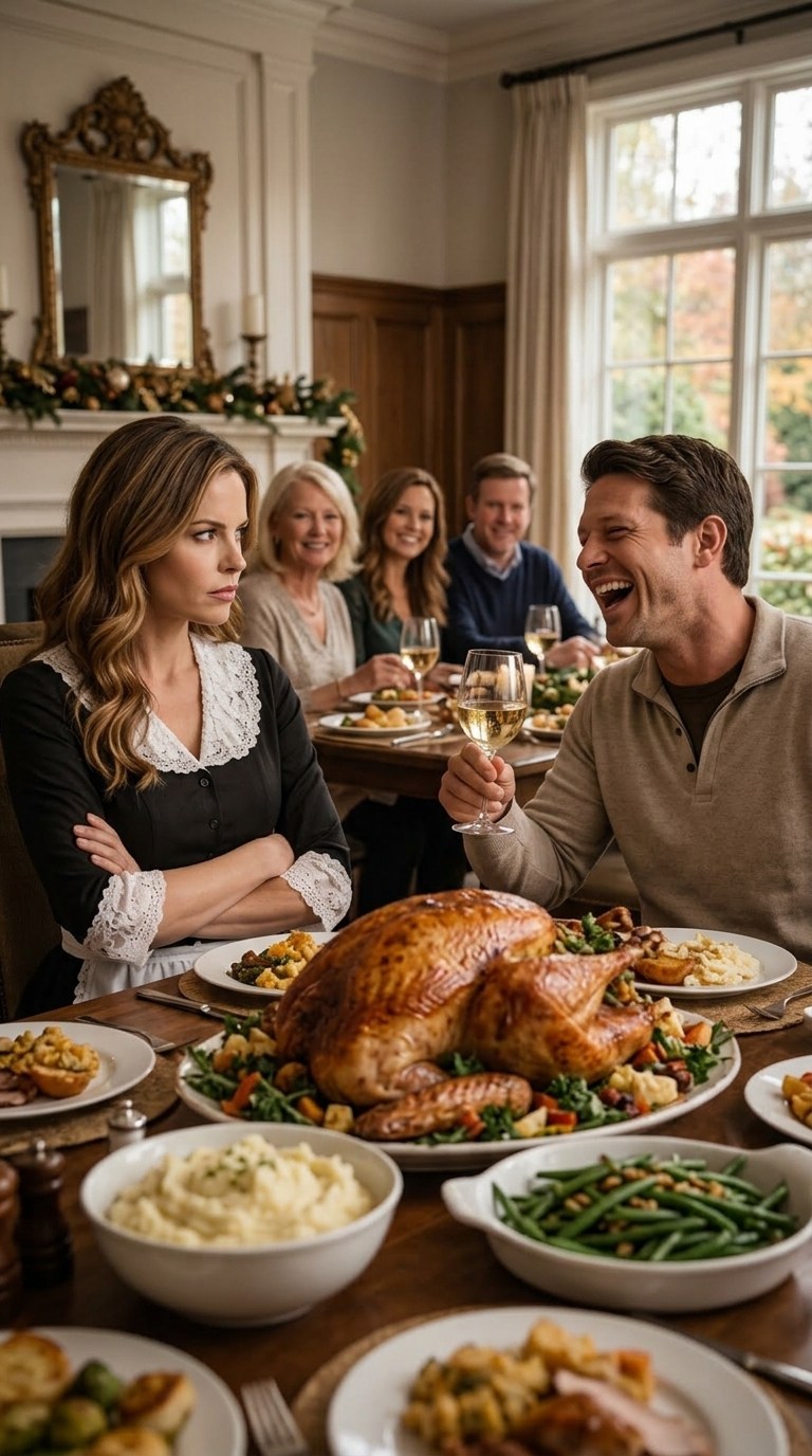 « Mon ex-femme était avocate… ma nouvelle femme est femme de ménage », a déclaré mon mari à Thanksgiving, riant aux éclats devant dix-sept personnes. Et lorsqu’il a de nouveau fait l’éloge de son ex… j’ai passé un coup de fil à son avocat – personne n’en croyait ses oreilles.