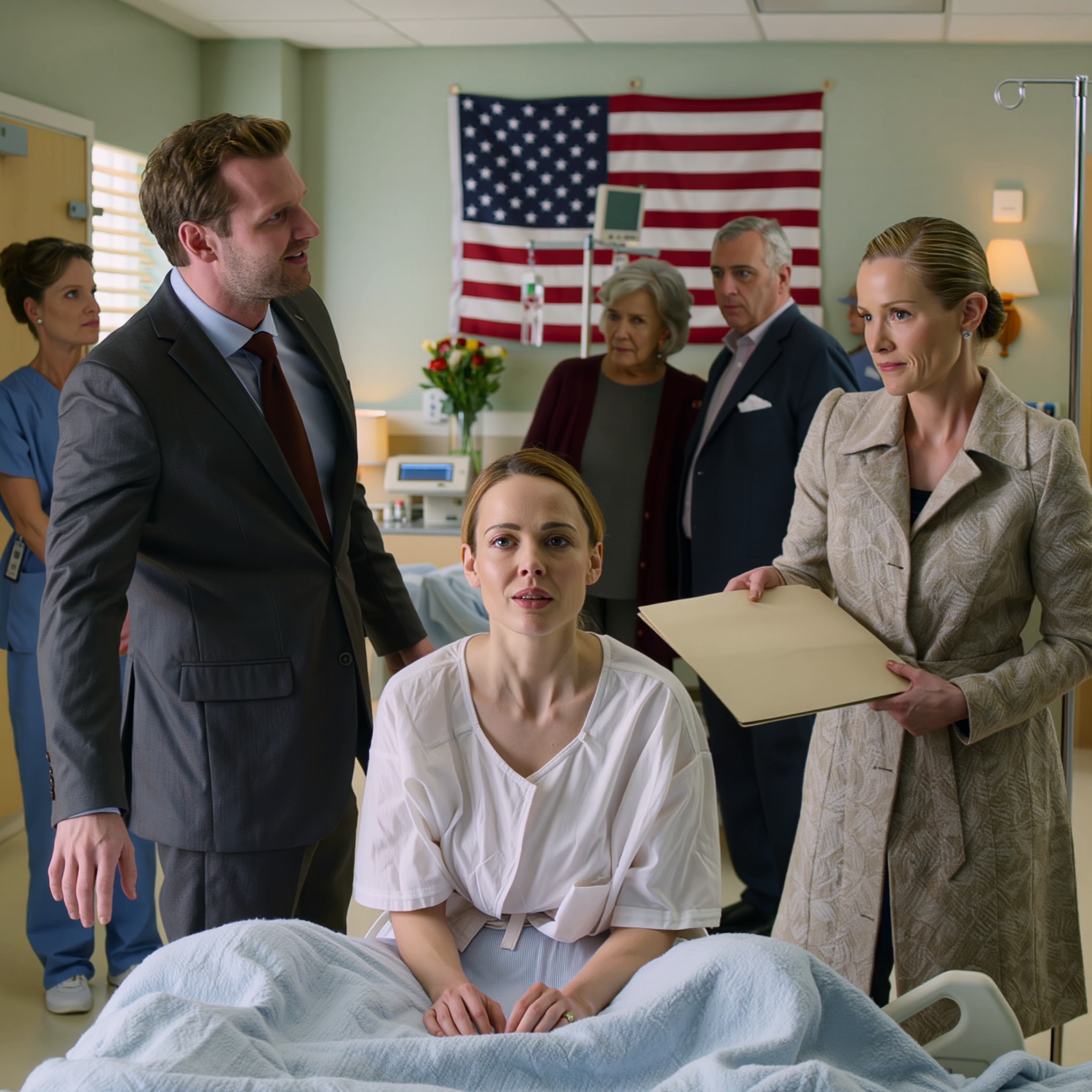 À l’aéroport, j’ai appelé mes parents et ma sœur pour leur annoncer une grande nouvelle : j’avais hérité d’un fonds fiduciaire à huit chiffres. Leur réaction fut neutre. Sur le chemin du retour, tout a basculé. À mon réveil dans une chambre d’hôpital à Nashville, personne n’est venu. Quelques jours plus tard, ils sont enfin arrivés, accompagnés du nouveau mari de ma sœur. Dès qu’il m’a aperçue, l’atmosphère a changé.