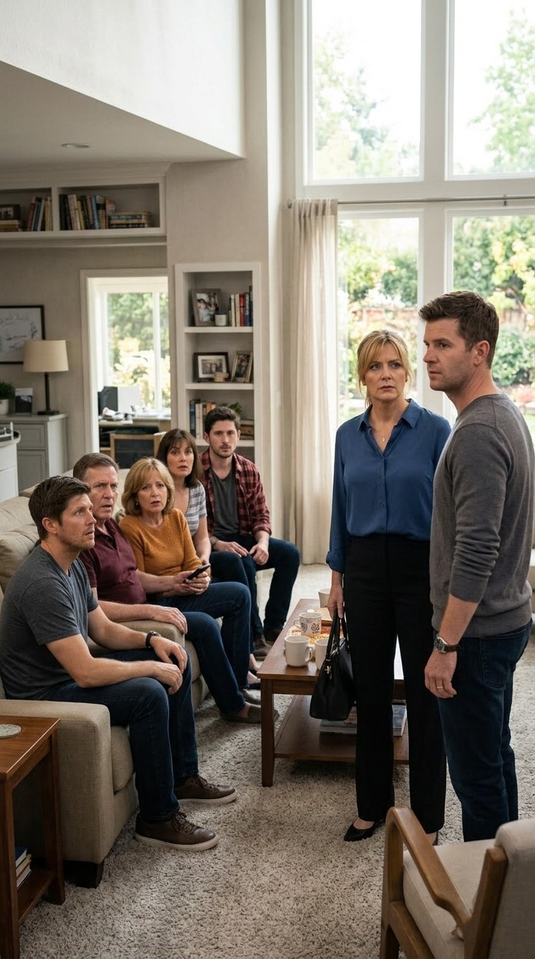 Après une longue journée de travail, j’ai ouvert la porte et j’ai trouvé six membres de la famille de mon mari confortablement installés, attendant le dîner. J’ai souri poliment, je suis allée dans la chambre et j’ai refermé la porte derrière moi. Je n’avais aucune intention de cuisiner ; j’avais déjà mangé en rentrant…