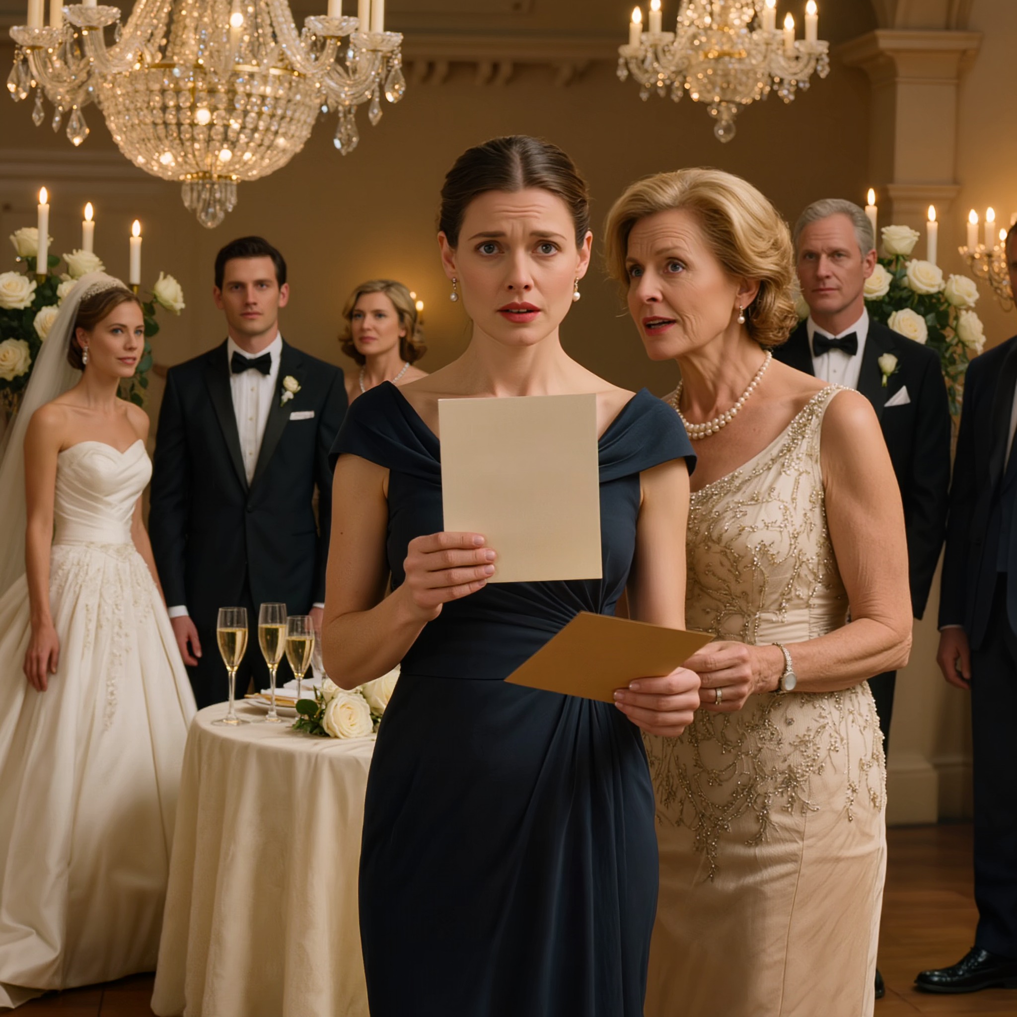 Au mariage de ma sœur, on m’a tendu un carton où il était écrit « Invité non prioritaire ». Maman a chuchoté : « Ça veut dire que tu n’as pas de place à la table familiale.» Je suis allée à la table des cadeaux, j’ai pris mon chèque de 10 000 $ et j’ai dit : « Puisque je suis là par pure courtoisie, c’est pareil pour ça.» Quand je suis montée dans ma voiture, ma sœur a couru après moi et mes parents ont crié : « Reviens !» Mais moi…