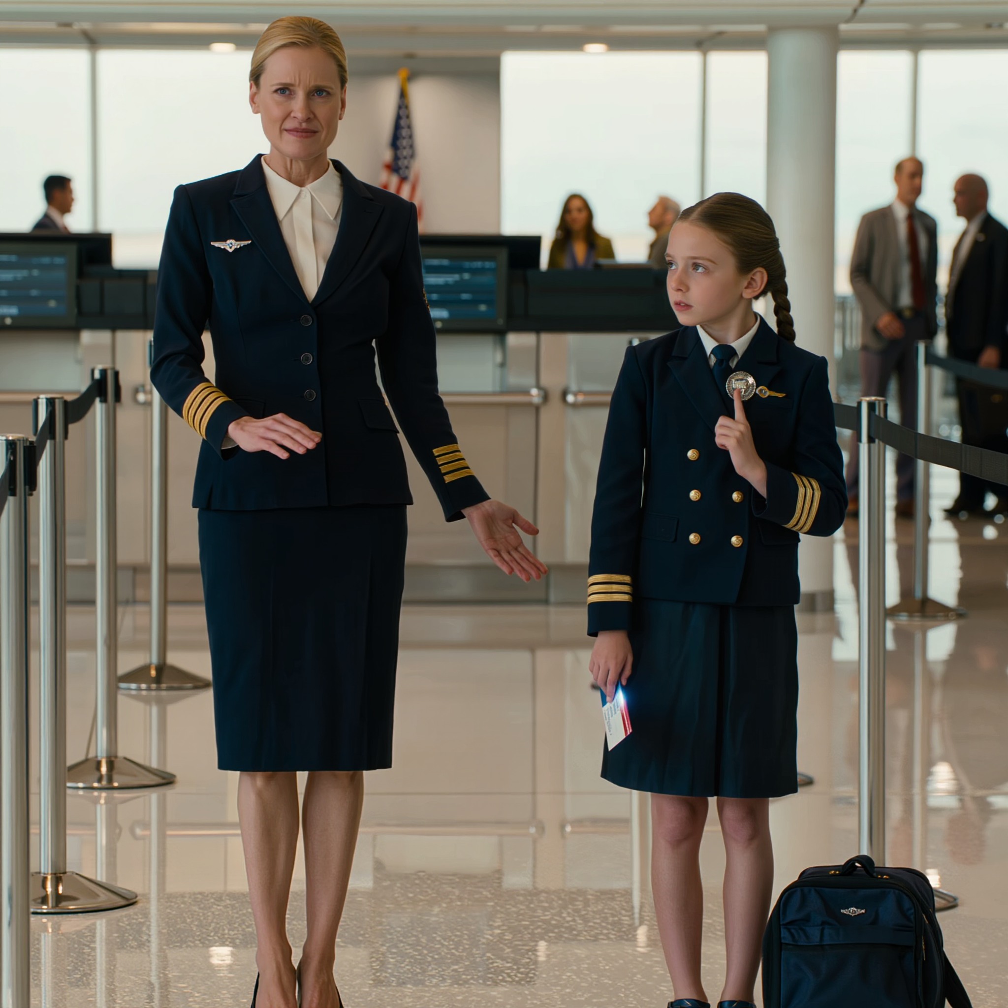 Une hôtesse de l’air a interpellé un passager — Un seul appel, une minute plus tard, le silence régnait à la porte d’embarquement.