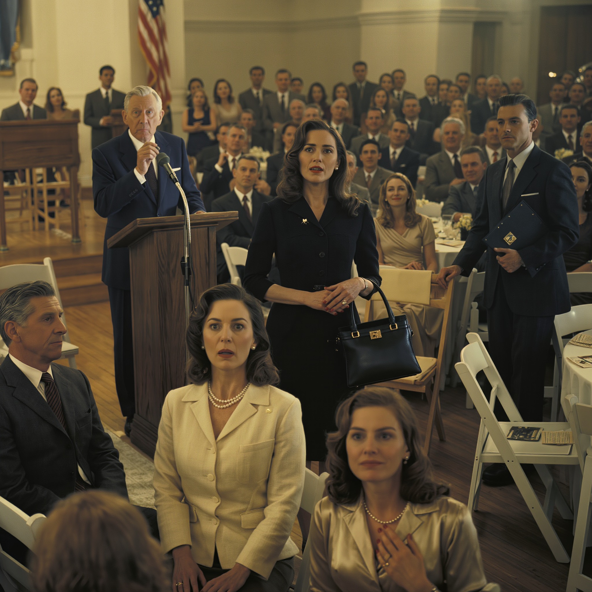 Mon père se tenait devant toute l’assemblée, prêt à parler de confiance ; ma mère pensait que j’étais encore assez brisée pour tout lui céder ; et ma sœur avait déjà commencé à dépenser l’argent de mon défunt mari comme si c’était le sien. Mais aucun d’eux ne savait ce qui se trouvait dans mon sac quand je suis retournée dans cette pièce.
