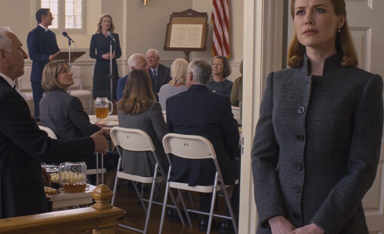 Ma mère a dit à 80 personnes que j’étais toxicomane, et je l’ai laissée finir — parce que le prêtre assis au deuxième banc avait vu la version de moi qu’elle avait passé cinq ans à essayer d’effacer.