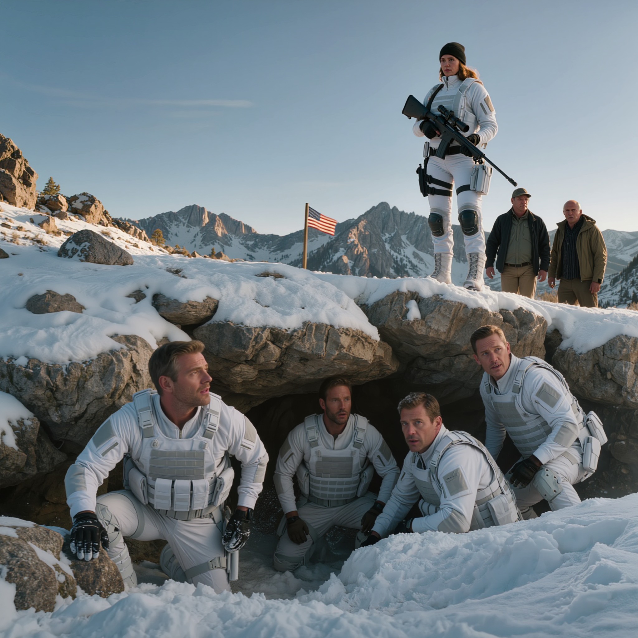 Une équipe de secours d’élite est restée silencieuse dans une vallée de montagne — jusqu’à ce qu’un guetteur caché sur la crête réponde.
