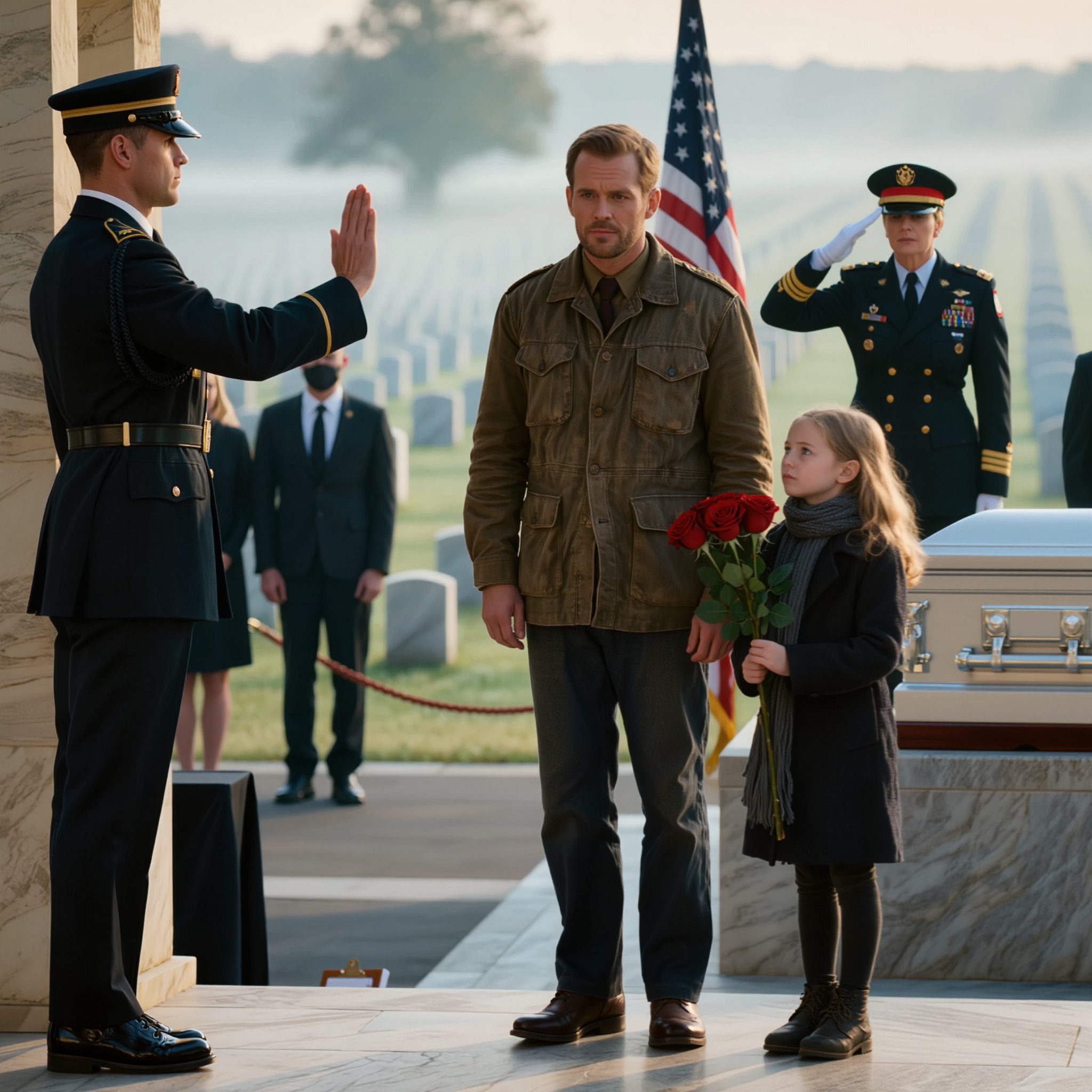 Un vétéran, père célibataire, s’est vu refuser l’entrée à une cérémonie commémorative — puis un commandant supérieur est intervenu et a tout arrêté.