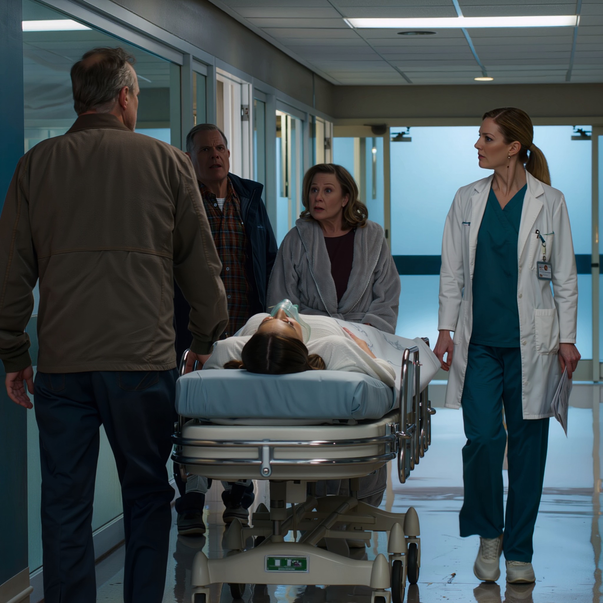 À 15 ans, mes parents ont cru ma sœur sur parole et m’ont laissée sortir sous la pluie. « Partez. Je ne peux pas supporter ça ce soir. » Plus tard dans la nuit, l’hôpital leur a demandé de venir. Quand mon père est entré dans ma chambre et a vu qui était assis à côté de moi, ses mains se sont mises à trembler. « VOUS… VOUS NE DEVRIEZ PAS ÊTRE LÀ… »