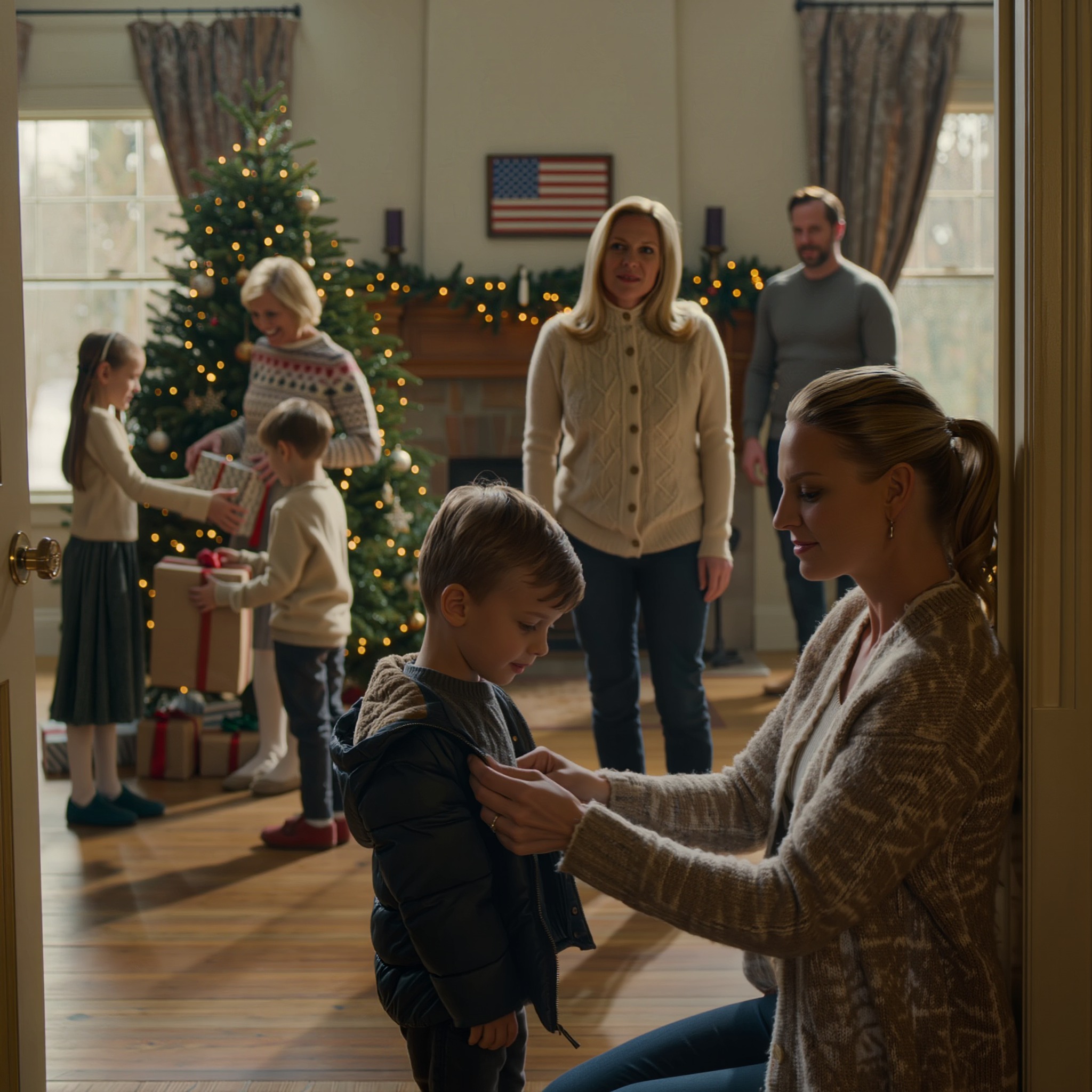 Je suis rentrée pour Noël et ma mère n’avait rien préparé pour mon fils, alors que les enfants de ma sœur en avaient reçu 36. J’ai fermé sa veste et je suis partie discrètement. Le lendemain, je les ai retirés du trust. Un quart d’heure plus tard, mon père a appelé pour me réclamer 3 000 $.