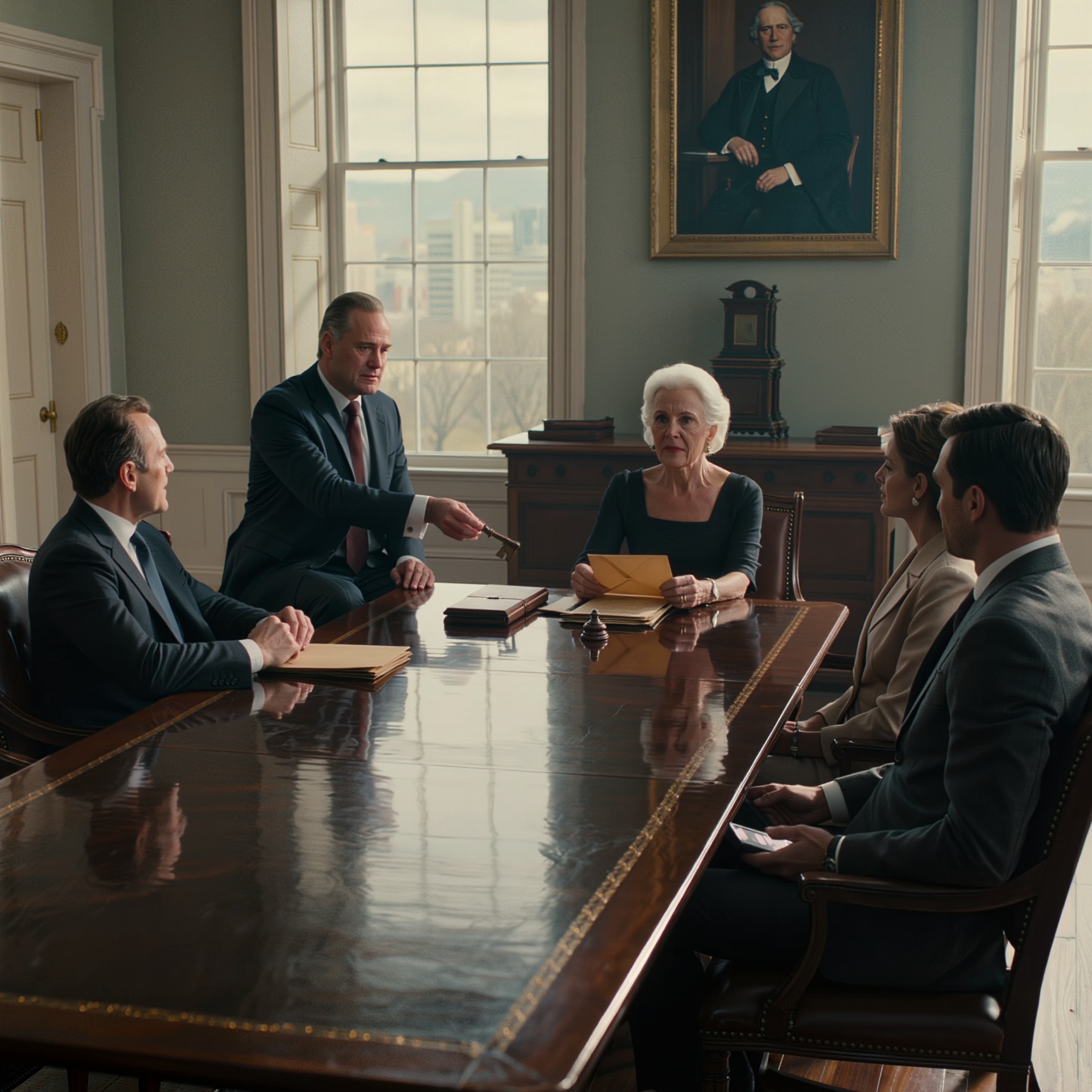 Mariée depuis quarante ans, je suis entrée dans un cabinet d’avocats du centre-ville, persuadée que la dernière chose officielle que mon mari ferait pour moi serait de veiller à ma sécurité. Au lieu de cela, la maison de Brookline, l’argent et la vie soignée que j’avais entretenue pendant des décennies ont doucement disparu de l’autre côté de la table de conférence, où trois de mes enfants adultes étaient assis, le visage impassible et les mains assurées. Je n’ai reçu qu’une vieille clé en fer, une enveloppe brune et une adresse dans une petite ville du Massachusetts dont je n’avais jamais entendu parler. J’ai quitté Boston avec une valise, une photo de mariage et un mot dans mon sac à main qui disait simplement : « Fais-moi confiance une dernière fois, mon amour. »