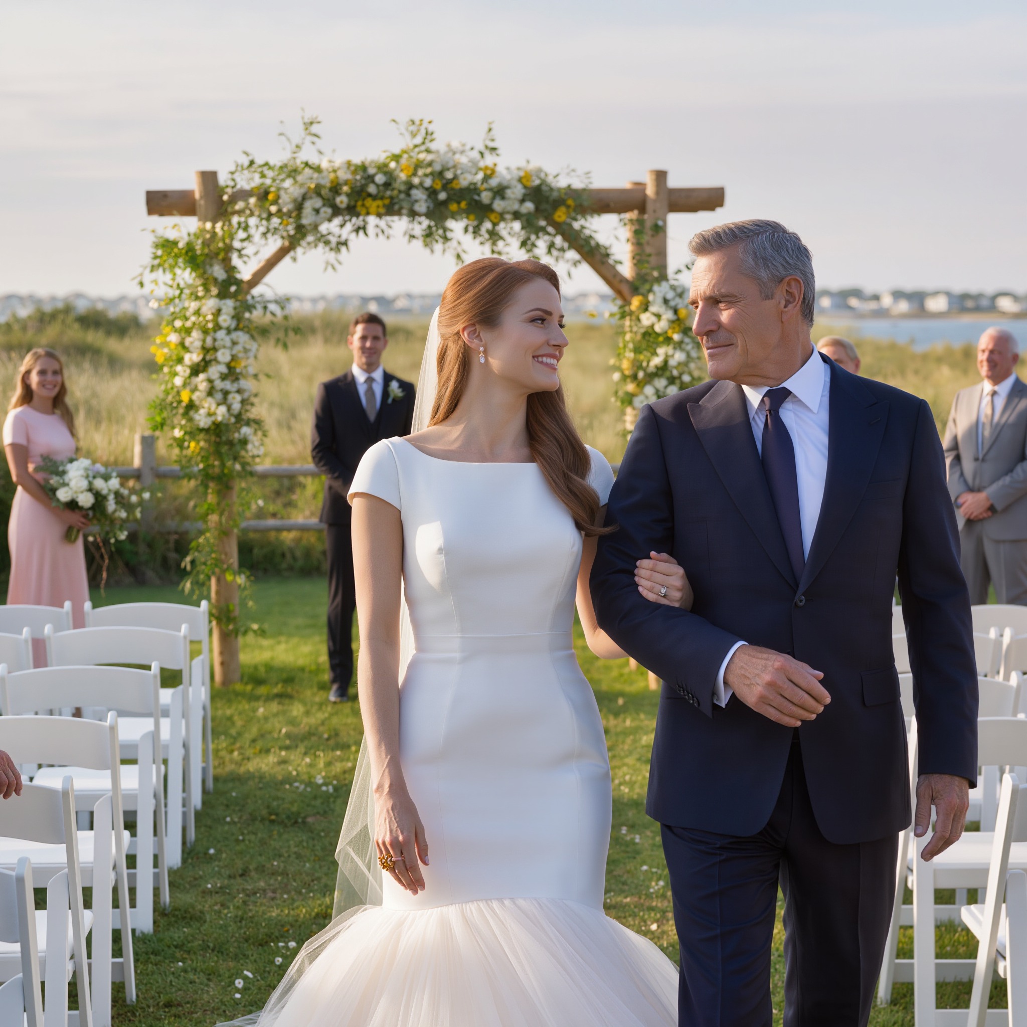 Mes parents ont séché mon mariage pour la baby shower de ma sœur et m’ont dit : « Il ne te mérite pas. » Mais le seul homme qui s’est avancé pour m’accompagner à l’autel m’a murmuré : « Tu le mérites. » Une semaine plus tard, une photo de mon mari et moi sur un yacht à Monaco a transformé le silence de ma famille en 417 appels manqués qu’ils ne pouvaient plus annuler.