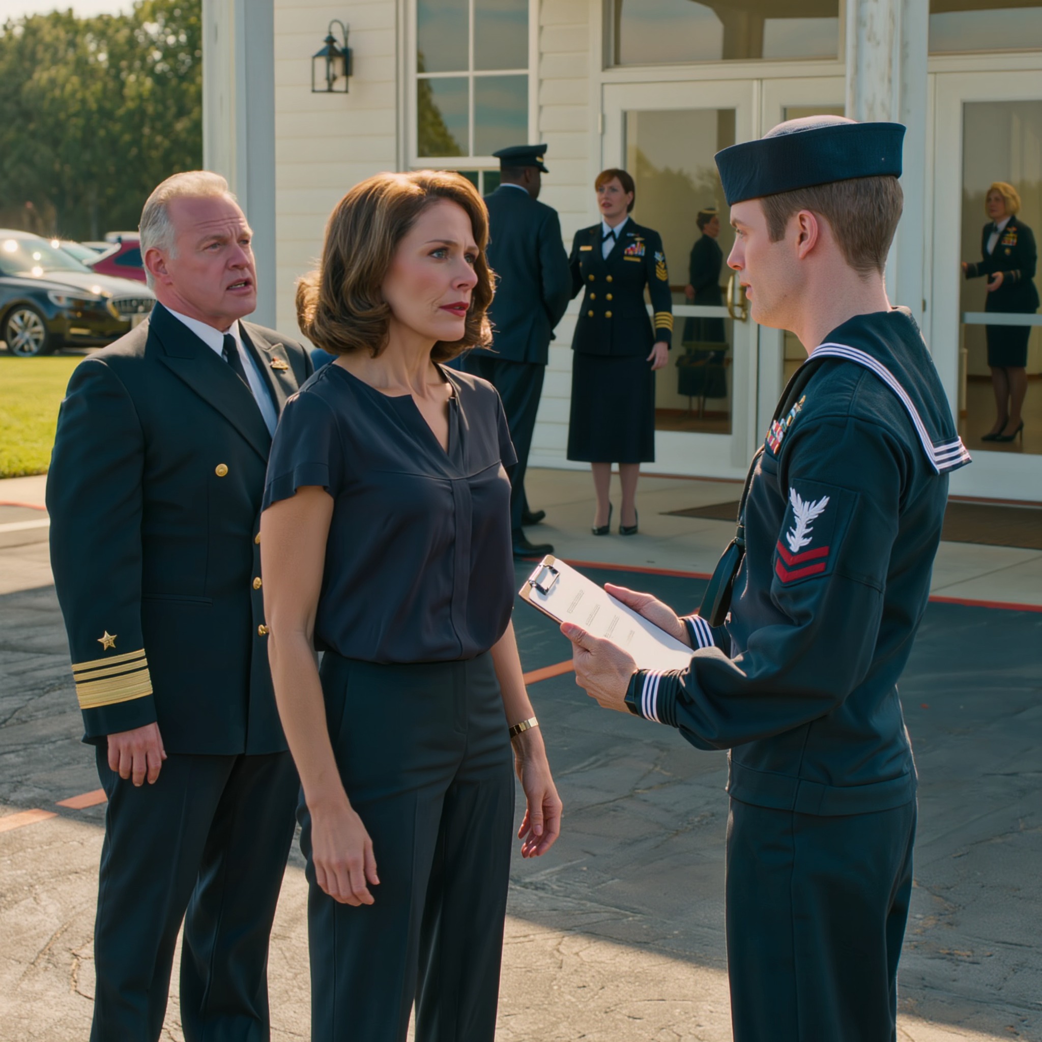Je me suis changée dans la voiture, portières verrouillées, mon pouls enfin stabilisé. Peu à peu, l’officier qu’on avait passé des années à minimiser réapparut.