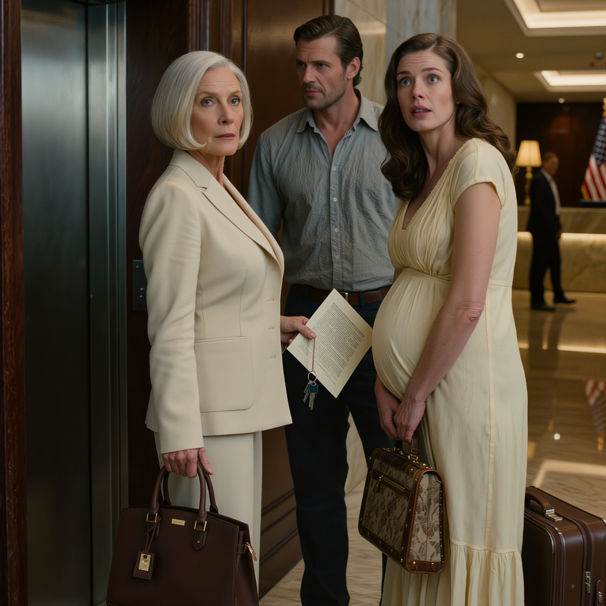 « Nous avons entendu dire que vous aviez acheté un penthouse. Nous sommes venus vivre chez vous pour faire la paix », m’ont dit mon fils et ma belle-fille à ma porte. Mais lorsqu’ils sont entrés dans le penthouse, ils sont restés figés par ce qui les attendait à l’intérieur.