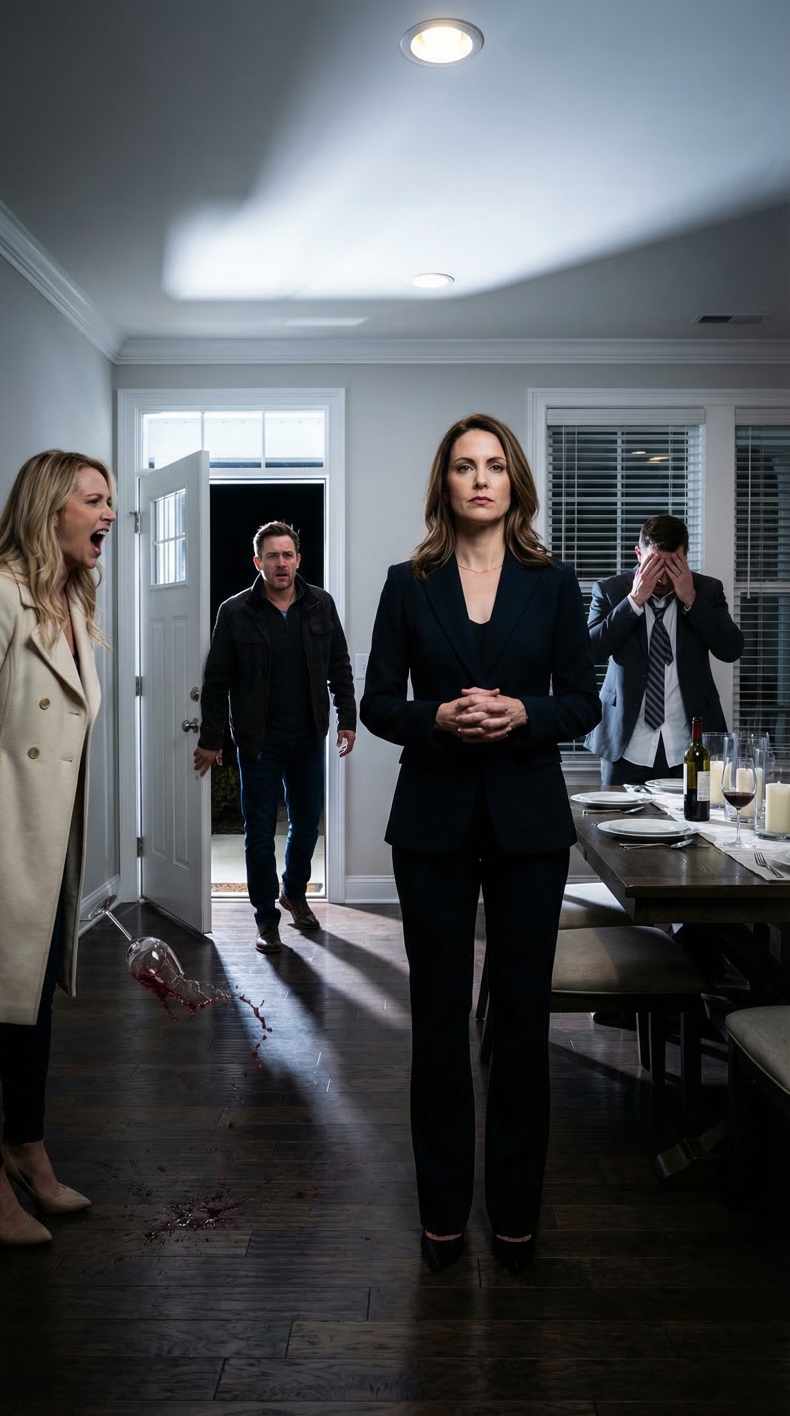 Mon mari a ramené sa maîtresse à la maison, alors j’ai amené quelqu’un aussi. Mais lorsque mon invitée s’est avancée, la maîtresse de mon mari a paniqué, a laissé tomber son verre de vin et a crié : « Mari… ?! »