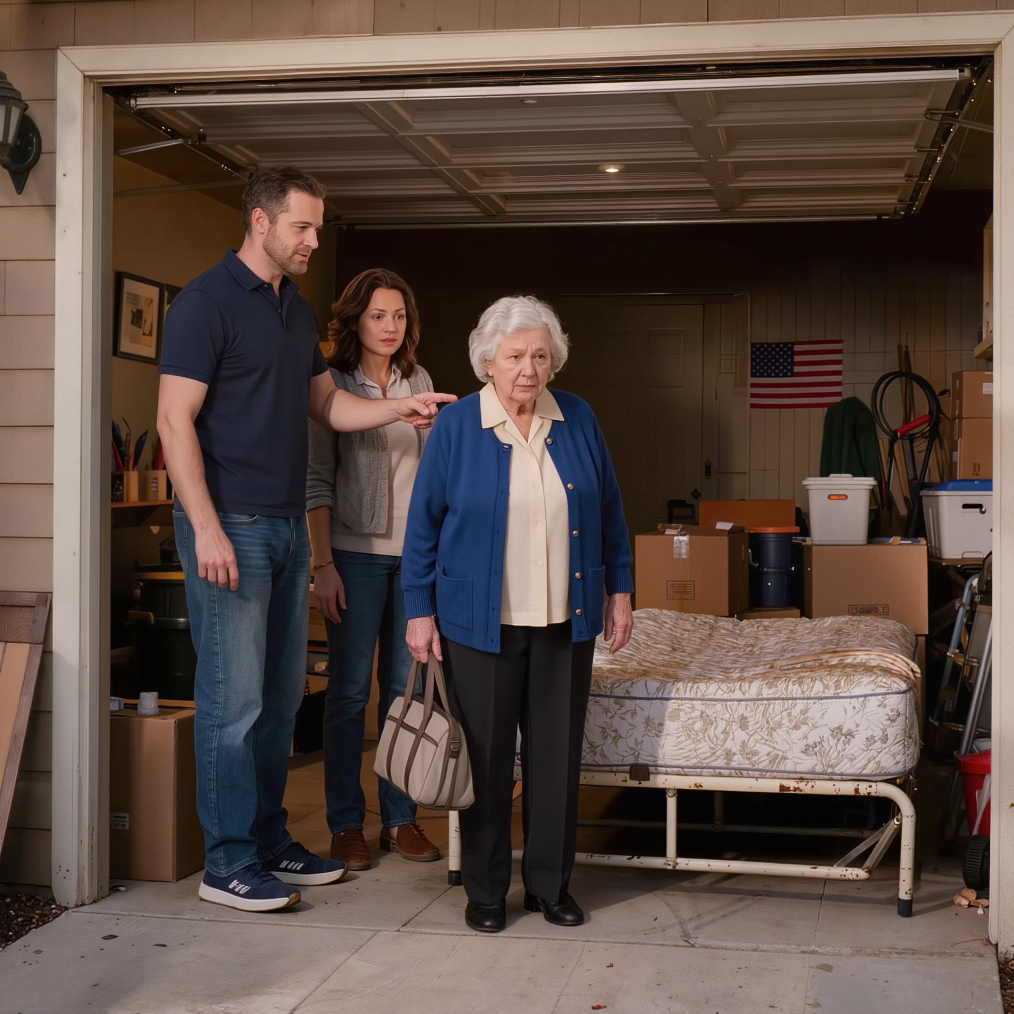 Après le décès de mon mari, j’ai légué la maison familiale à ma fille, persuadée qu’elle la chérirait pour toujours. Mais son mari m’a remerciée en me demandant de loger dans le garage pour faire de la place aux invités : « Maman, ne t’inquiète pas, reste ici ! » Jusqu’à ce que je passe un coup de fil.