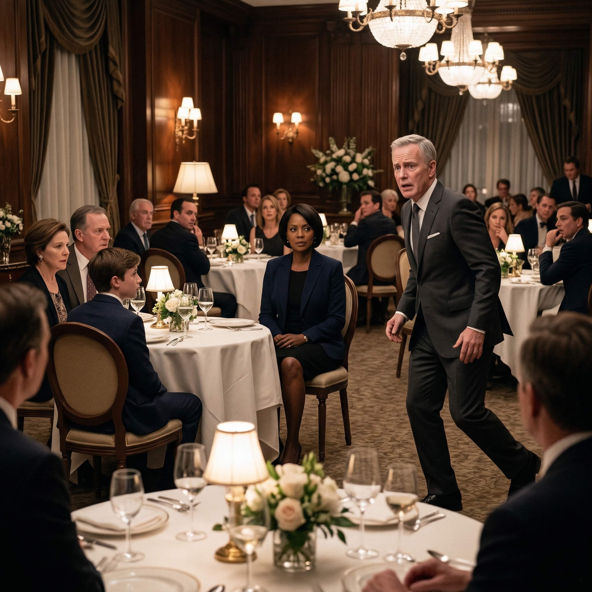 Mon frère m’a invité à son dîner de fiançailles, mais à une seule condition : « Assieds-toi à la table du fond.