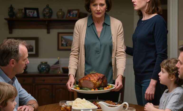 J’ai passé cinq heures à préparer le rôti préféré de ma fille, mais elle m’a dit : « Tu mangeras après tout le monde.» J’ai pris le plateau de rôti et je suis sortie de chez elle. À ce moment-là, j’ai compris que ce qu’elle appelait « attention » n’était en réalité que du contrôle.