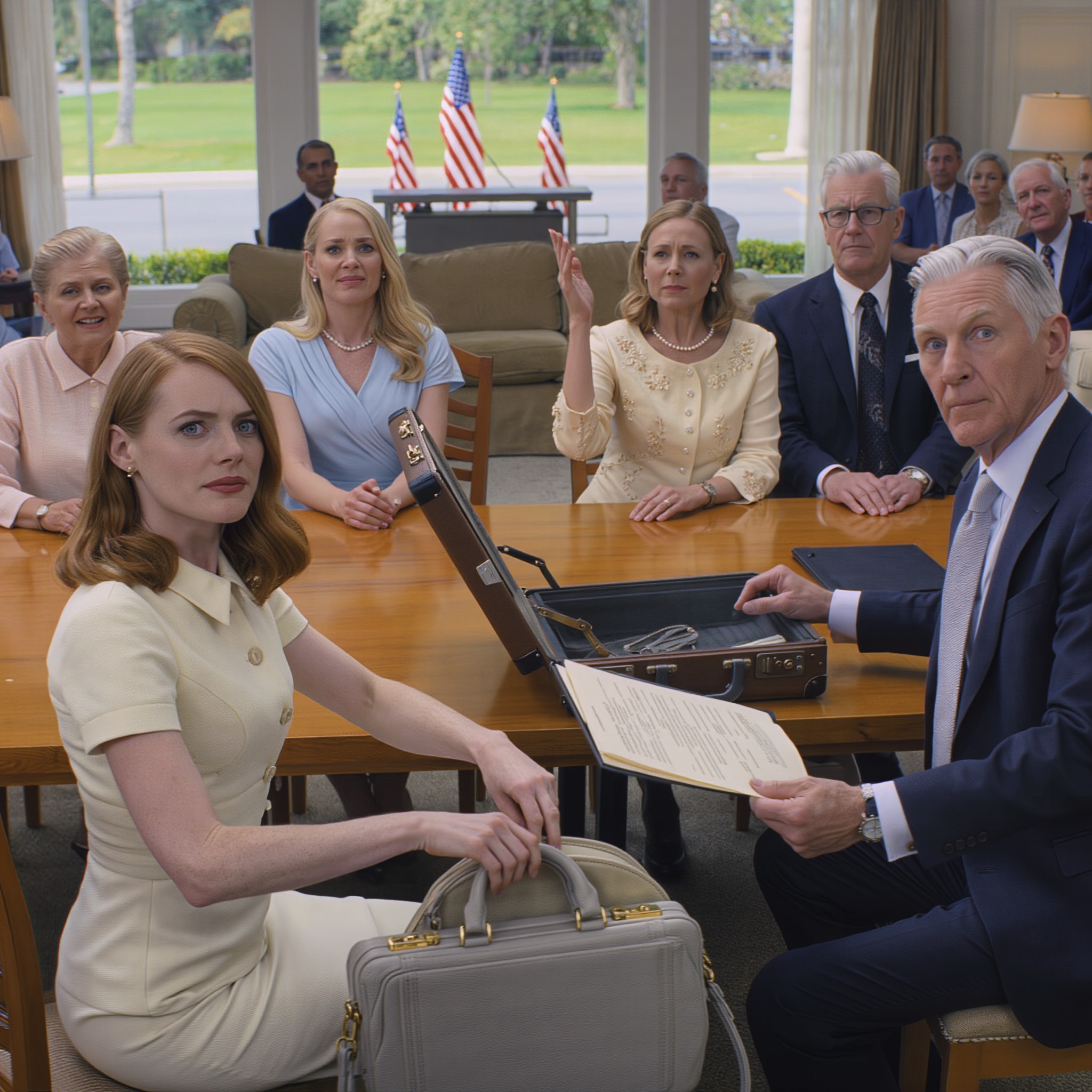 « Cède l’intégralité de la fortune de 9,8 millions de dollars à ta sœur », a déclaré mon père d’une voix glaciale, au milieu d’une réunion de famille bondée. J’ai à peine eu le temps de secouer la tête que ma mère s’est jetée en avant, gesticulant devant tout le monde. « Tu n’as pas le choix ! » L’avocat a fixé ma mère droit dans les yeux et a commencé : « Madame, savez-vous qui… » Mon père a explosé : « SAVOIR… QUOI ?! »