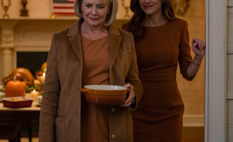 Quand je suis arrivée pour Thanksgiving, ma fille m’a dit : « Qui t’a invitée ? C’est une réunion de famille uniquement… »