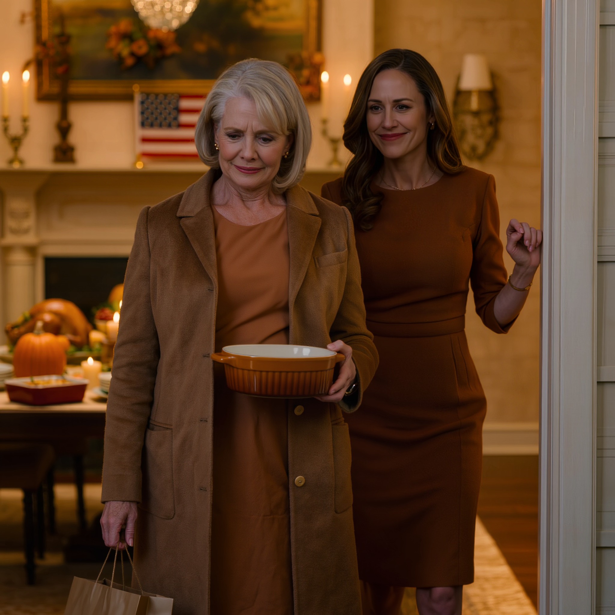 Quand je suis arrivée pour Thanksgiving, ma fille m’a dit : « Qui t’a invitée ? C’est une réunion de famille uniquement… »