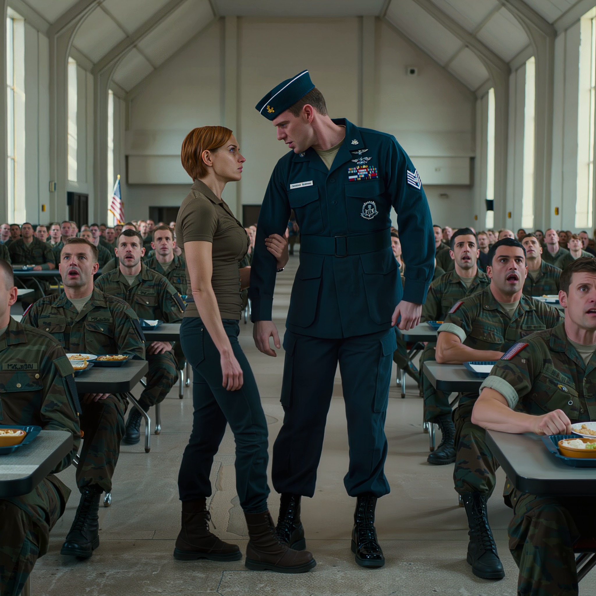 « N’oubliez pas, je suis un Navy SEAL !» — Il l’a défiée une fois, elle l’a remis à sa place devant 1 040 soldats – Actualités