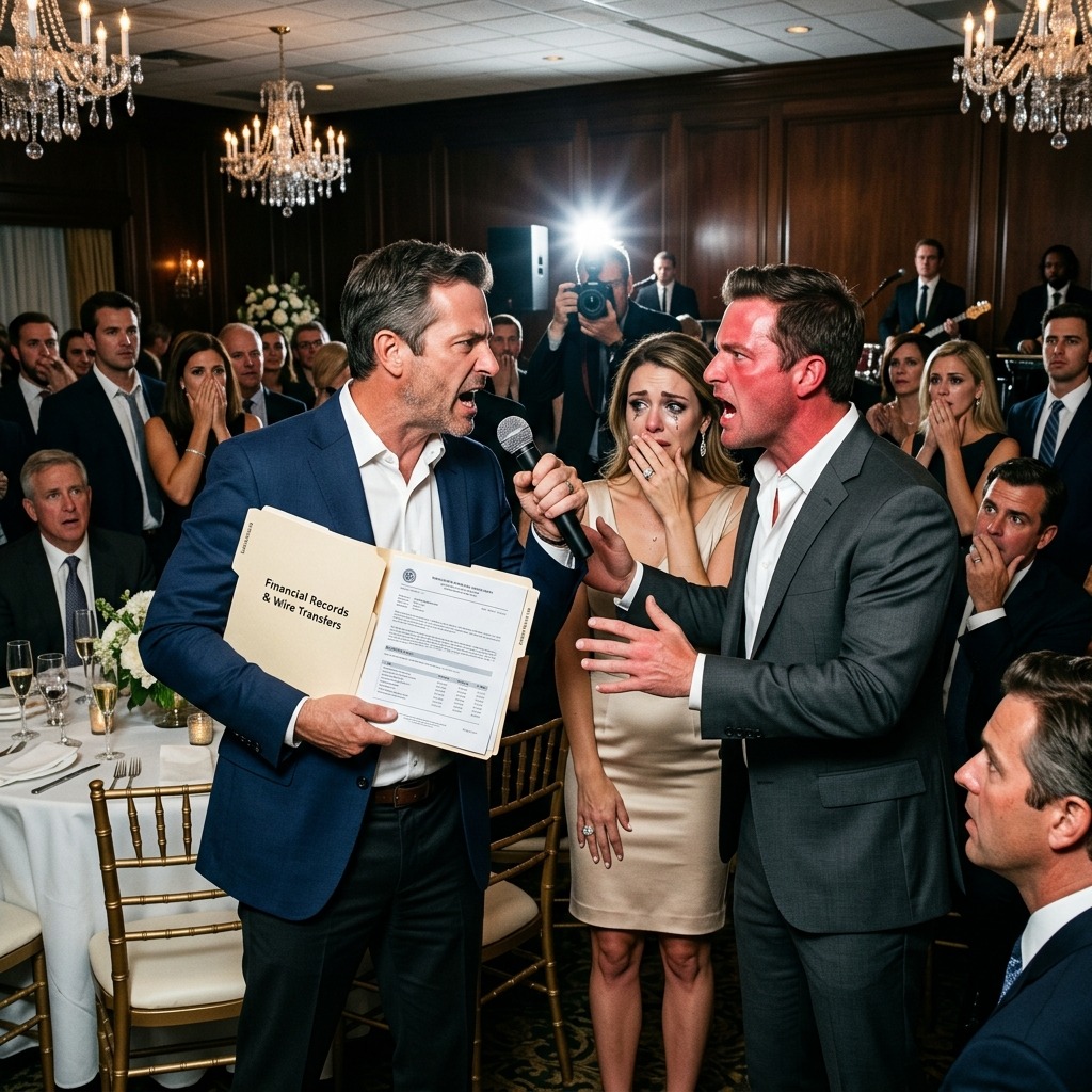 « J’ai prêté 35 000 $ à mon frère pour sauver son entreprise, mais trois ans ont passé sans remboursement, pendant qu’il étalait ses voyages et ses voitures neuves sur Internet. À sa fête de fiançailles extravagante, à laquelle je n’étais pas invité, je me suis présenté et j’ai réclamé mon argent. Il a ri et a dit que je n’avais aucune preuve. J’ai pris le micro et j’ai sorti les documents. Sa fiancée s’est glaciale et a déclaré que le mariage était terminé… »