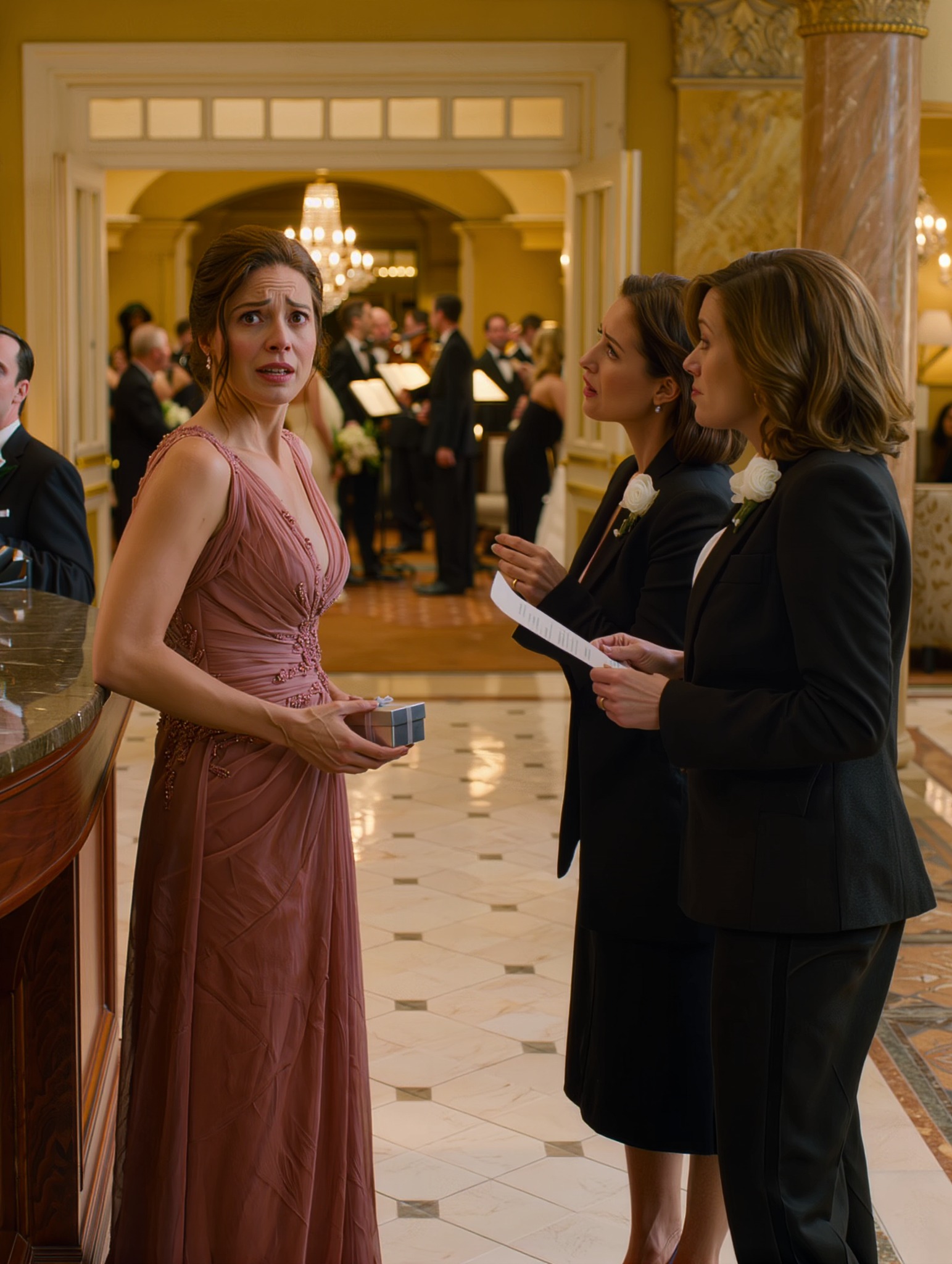 « “Tu croyais vraiment que tu serais invitée ?” a ri ma sœur après que j’ai pris l’avion de Los Angeles à Boston pour son mariage de 400 invités, pour finalement constater que mon nom manquait sur la liste. Mais j’ai quand même laissé une petite boîte en argent sur sa table de cadeaux, et quand elle l’a ouverte devant la salle de bal, le sourire a disparu de son visage si vite que même son nouveau mari s’est figé. »