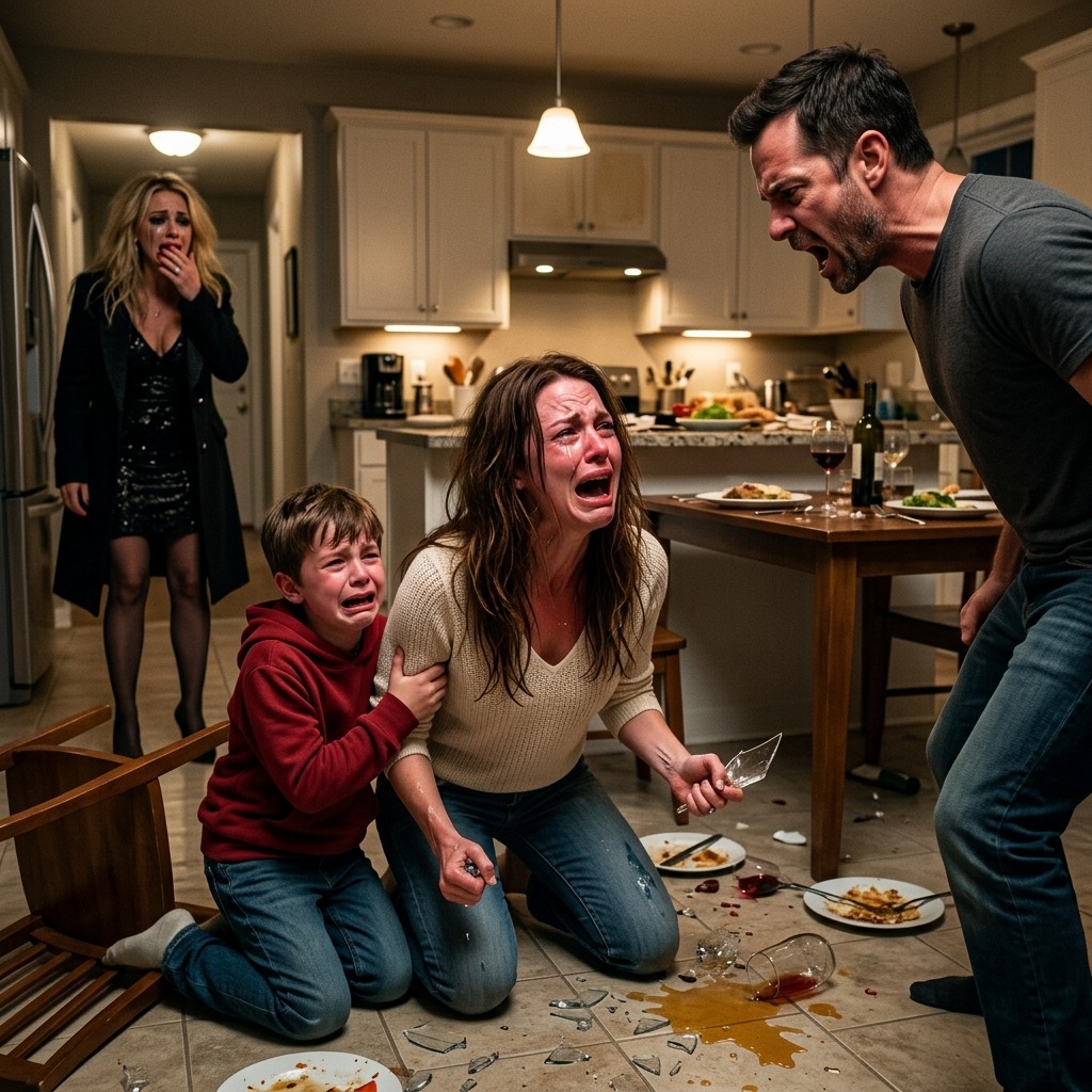 Emily a plaqué sa main sur la bouche de Noah avant qu’il ne puisse émettre un son.