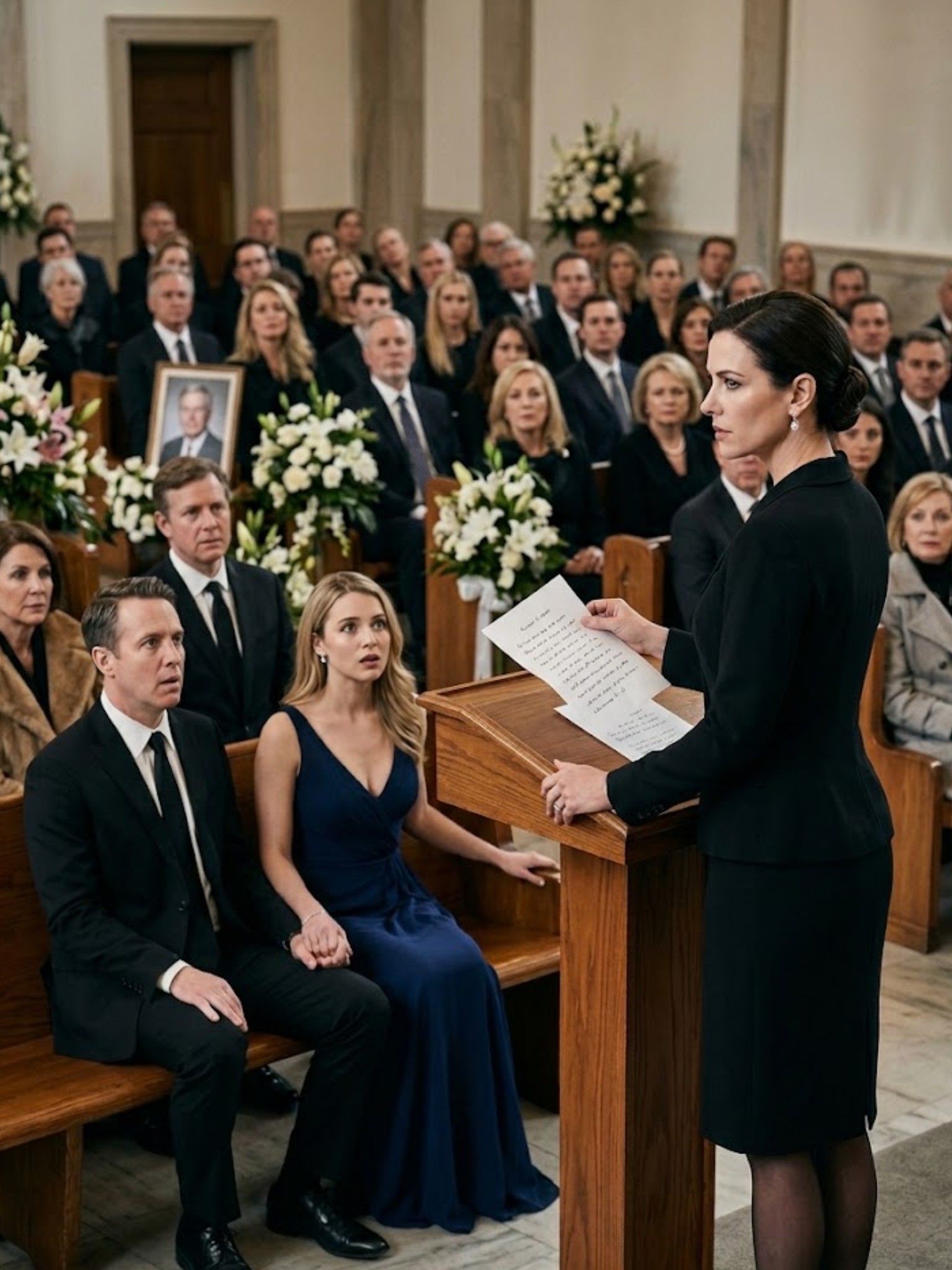 TROIS SEMAINES APRÈS LA DISPARITION DE MA ROBE VERSACE BLEU NUIT DE MON PLACARD, JE SUIS ENTRÉ AUX FUNÉRAILLES DE MON PÈRE ET…